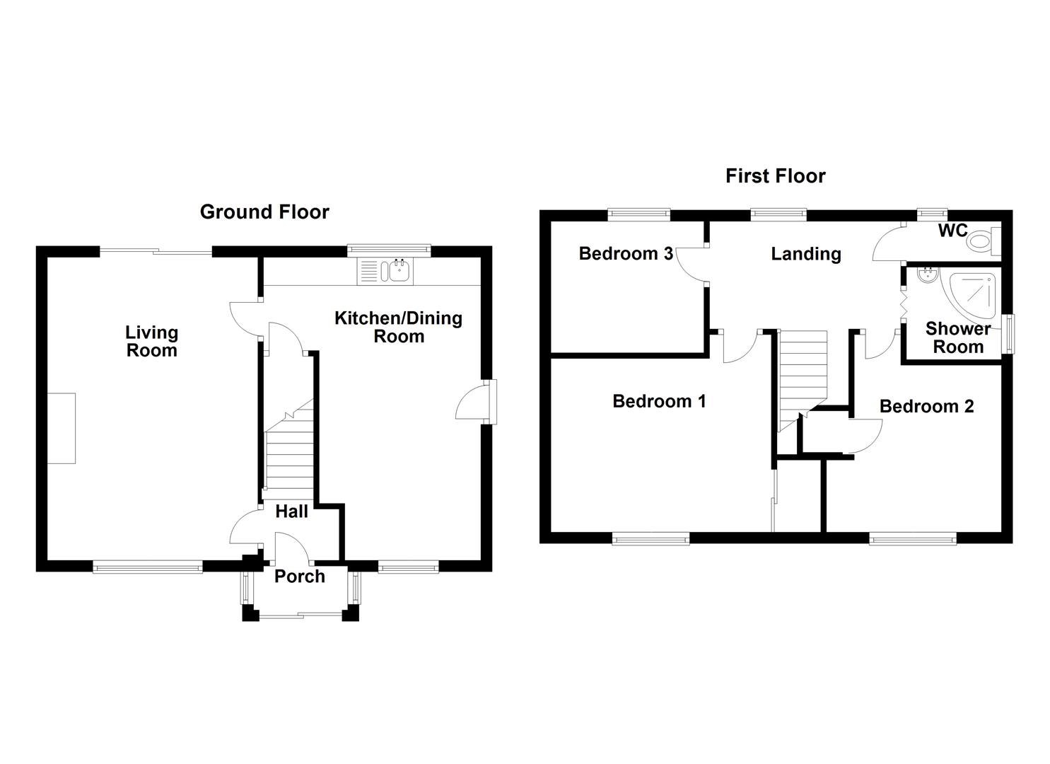 Ashmead, Trowbridge BA14, 3 bedroom semidetached house for sale