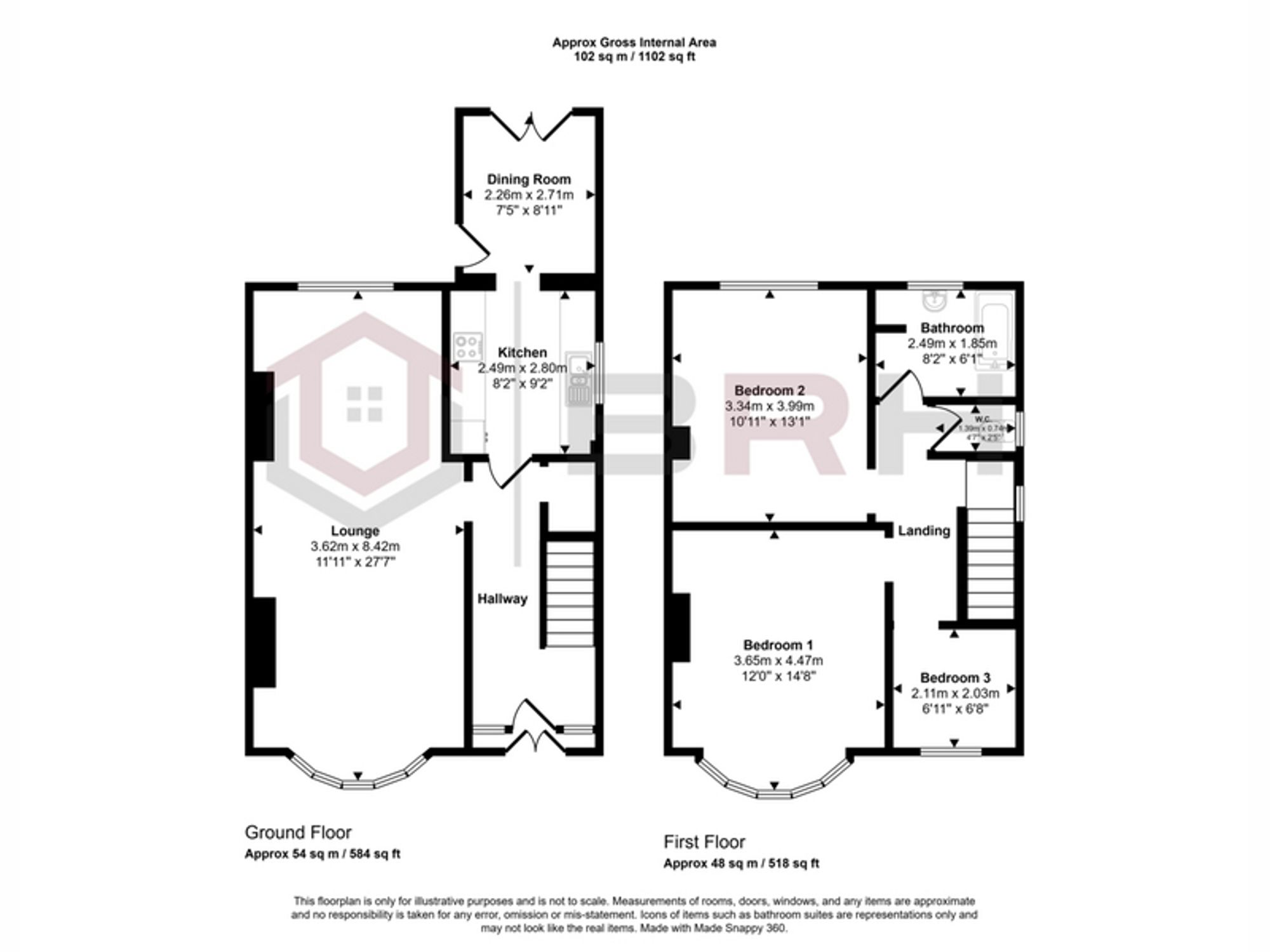 Linfield Ellershaw Road, Doncaster floorplan