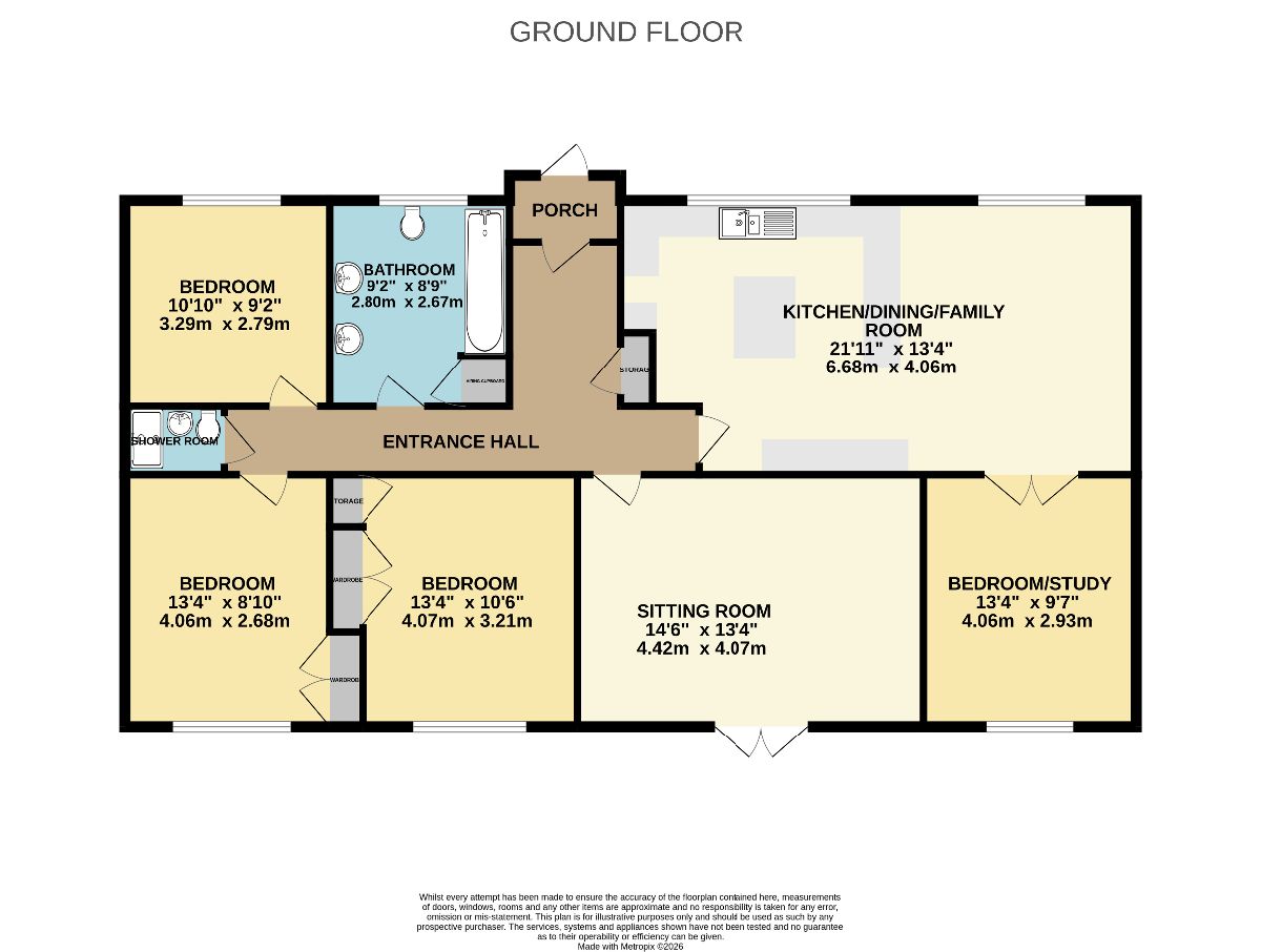 2 Orchard Close, Okehampton floorplan