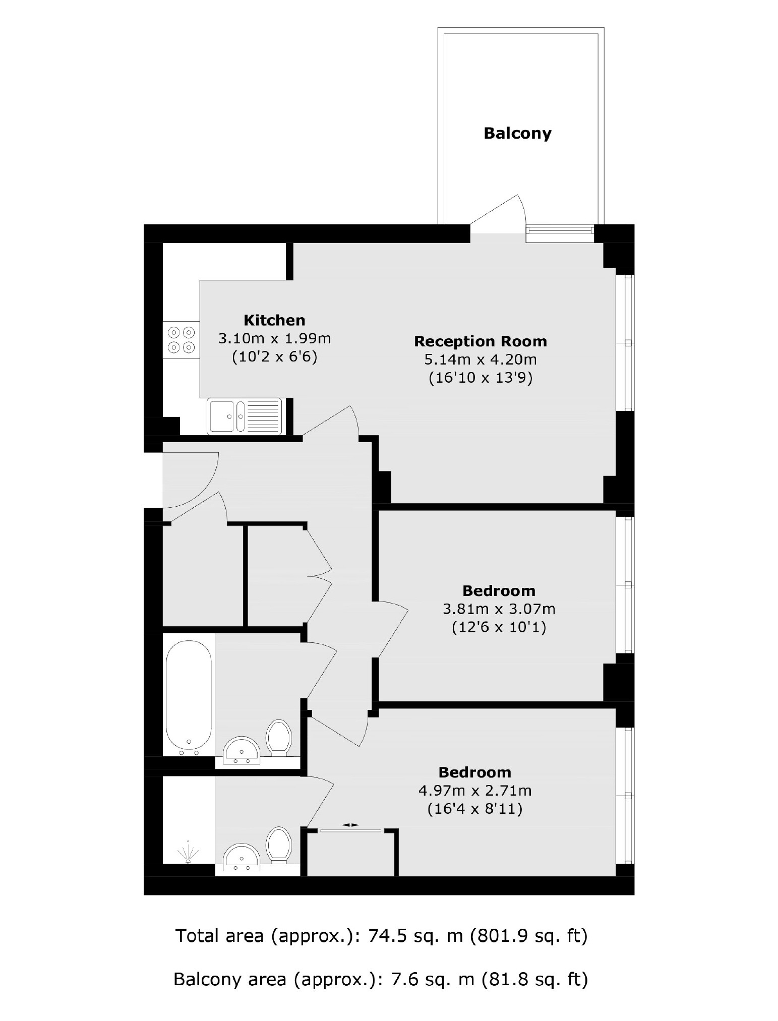 5 Habington House, Avenue Road, London floorplan