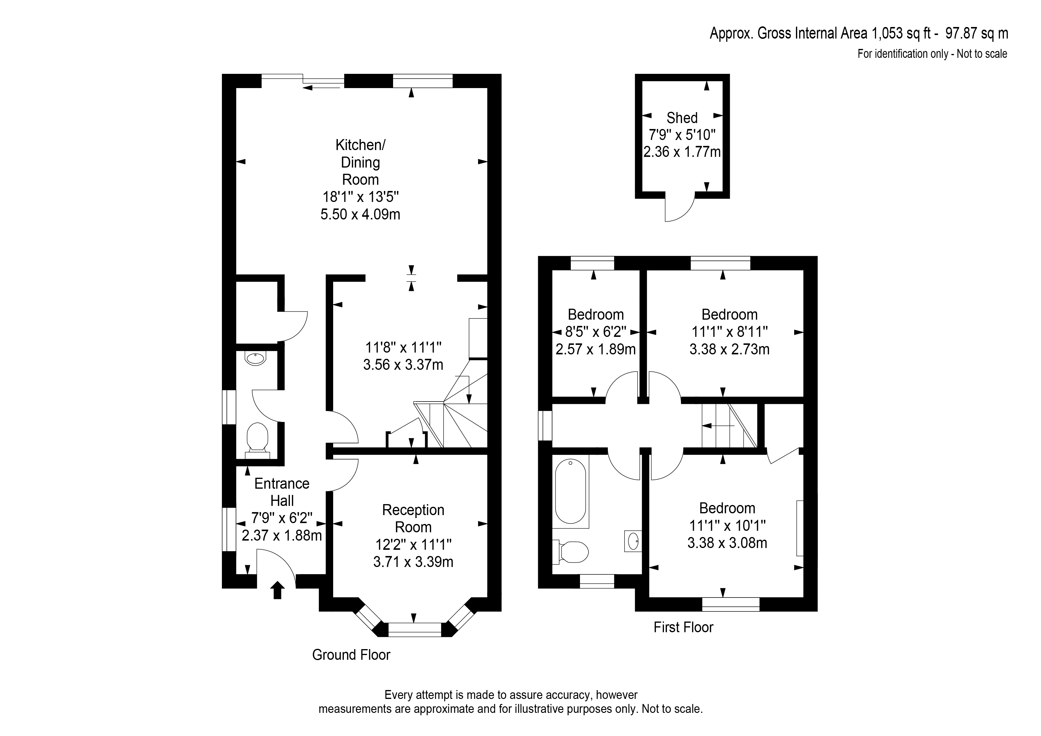 New Haw Road, Addlestone, Surrey, KT15 floorplan