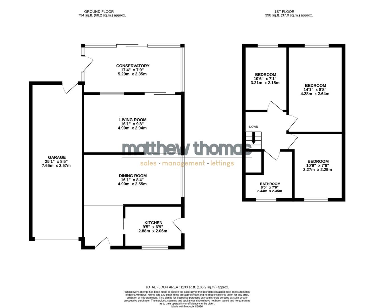 5, Bank View Road, Belper floorplan