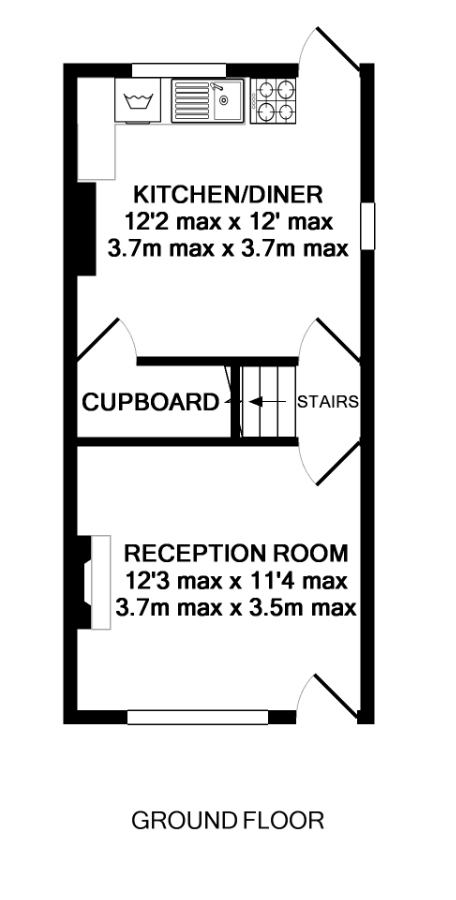 2 Bedrooms End terrace house for sale in Bolton Street, Reddish, Stockport SK5