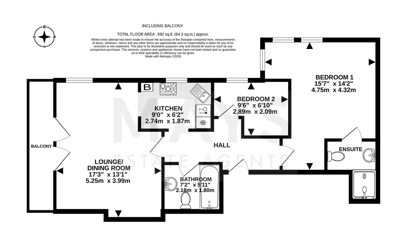 Flat 3, Bayview West Cliff Gardens, West Cliff Bournemouth floorplan