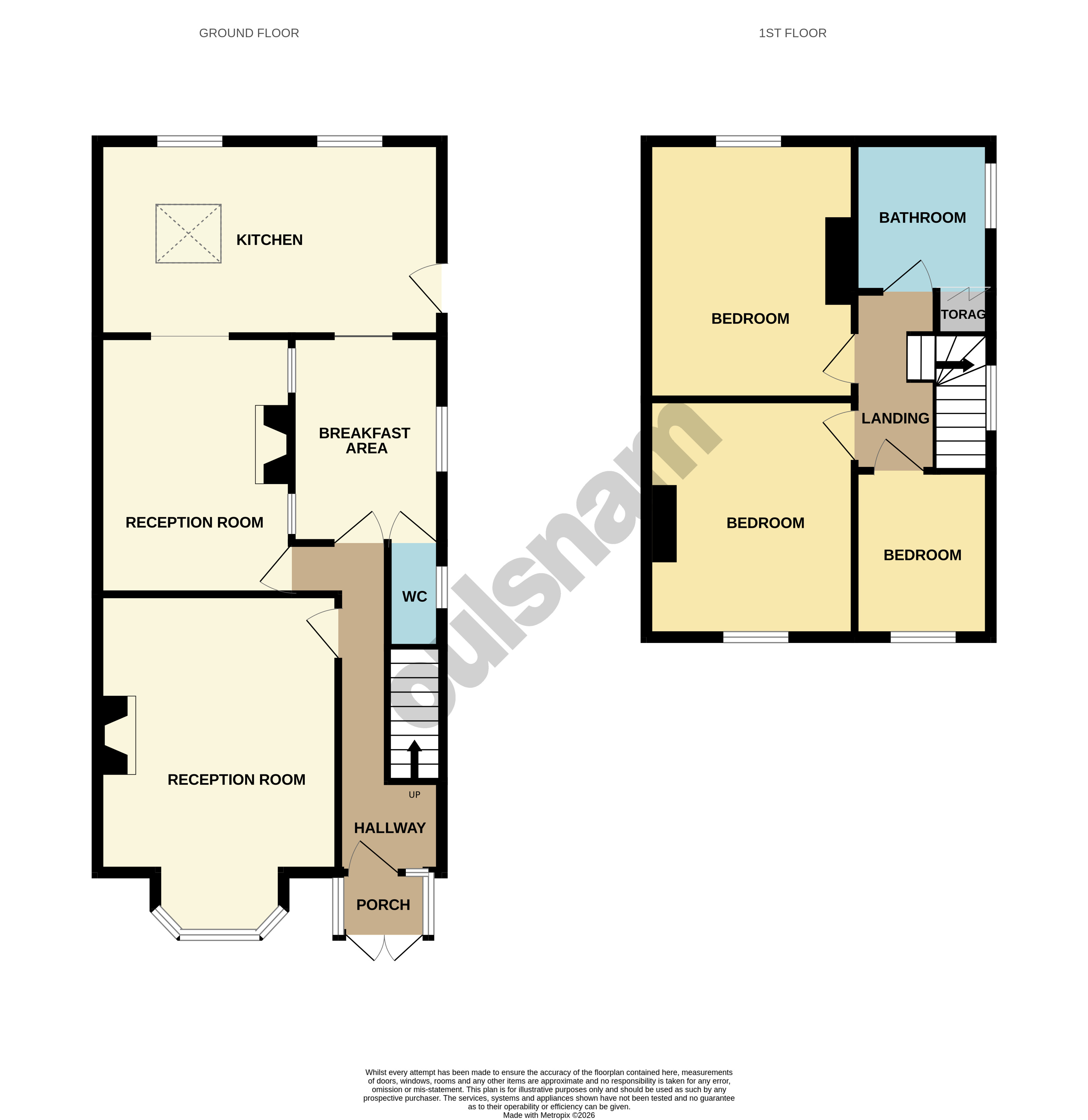 55, Livingstone Road, Birmingham floorplan