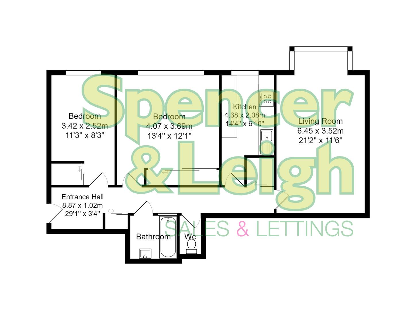 56, Kingsmere, Brighton floorplan