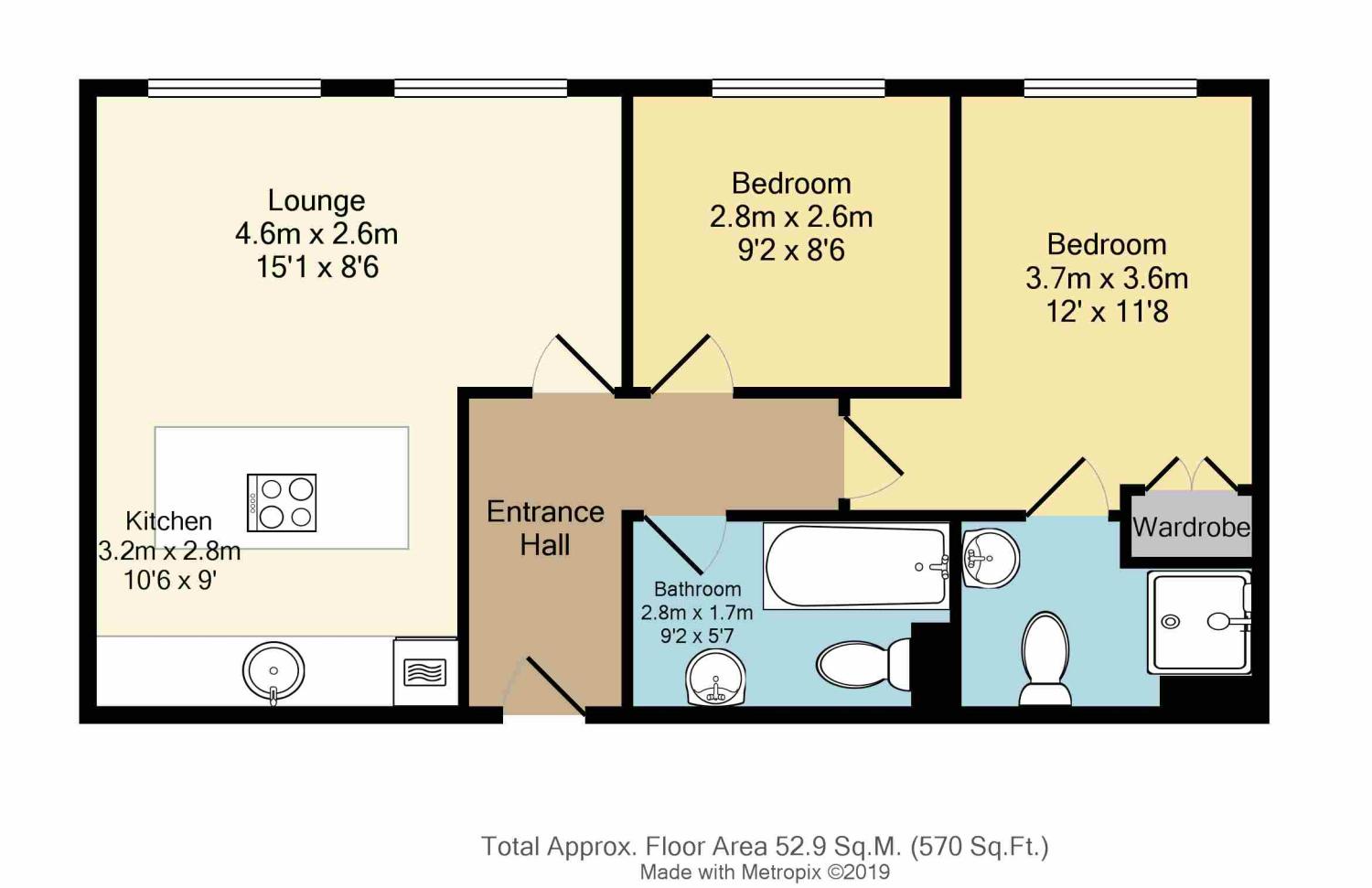 2 Bedrooms Flat for sale in Ladybower House, 10 Holyrood Avenue, Lodge Moor, Sheffield S10