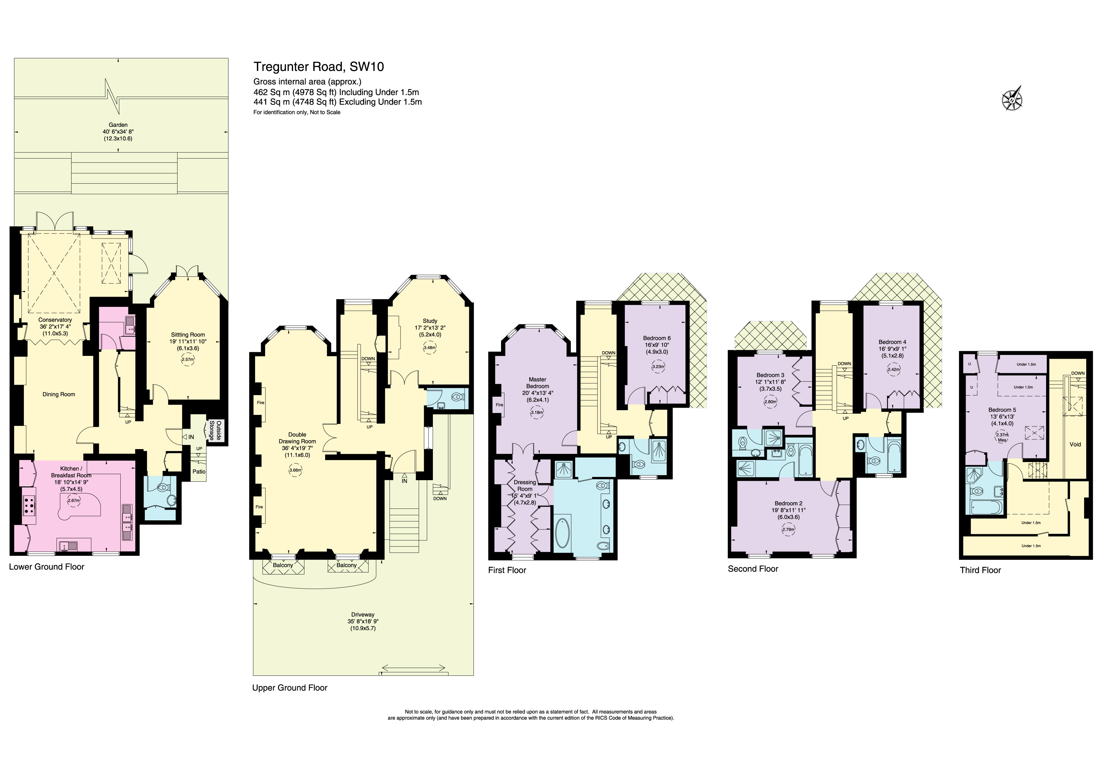 10, Tregunter Road, London floorplan