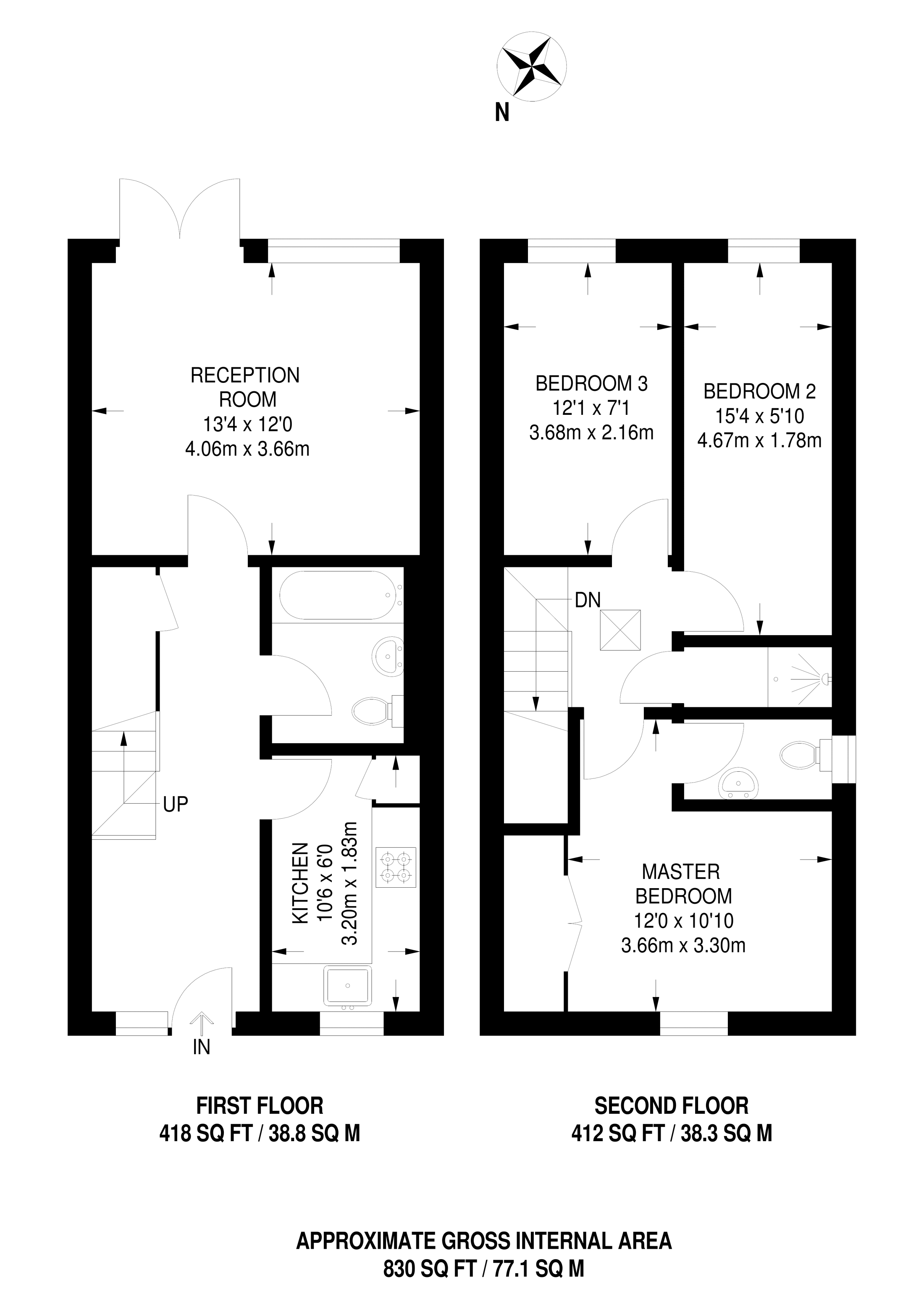 3 Bedrooms Flat to rent in London Road, Croydon CR0