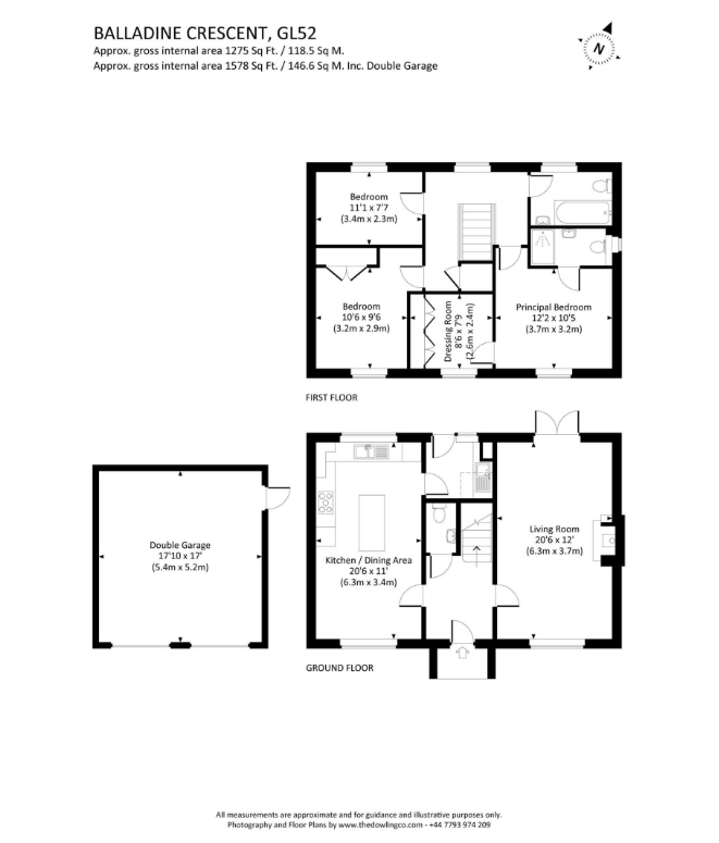 7, Balladine Crescent, Cheltenham floorplan