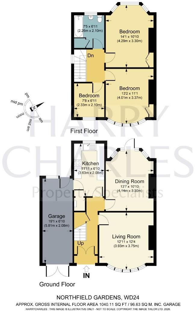 Northfield Gardens, Watford floorplan