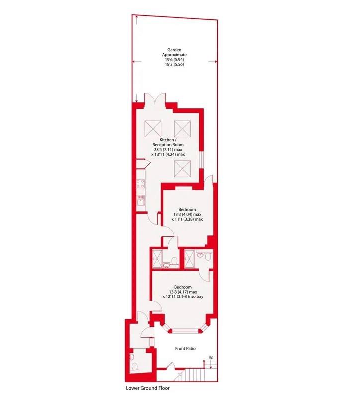 48A, Edbrooke Road, London floorplan