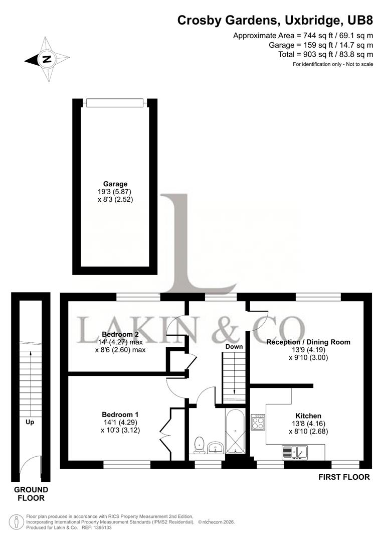5, Crosby Gardens, Uxbridge floorplan