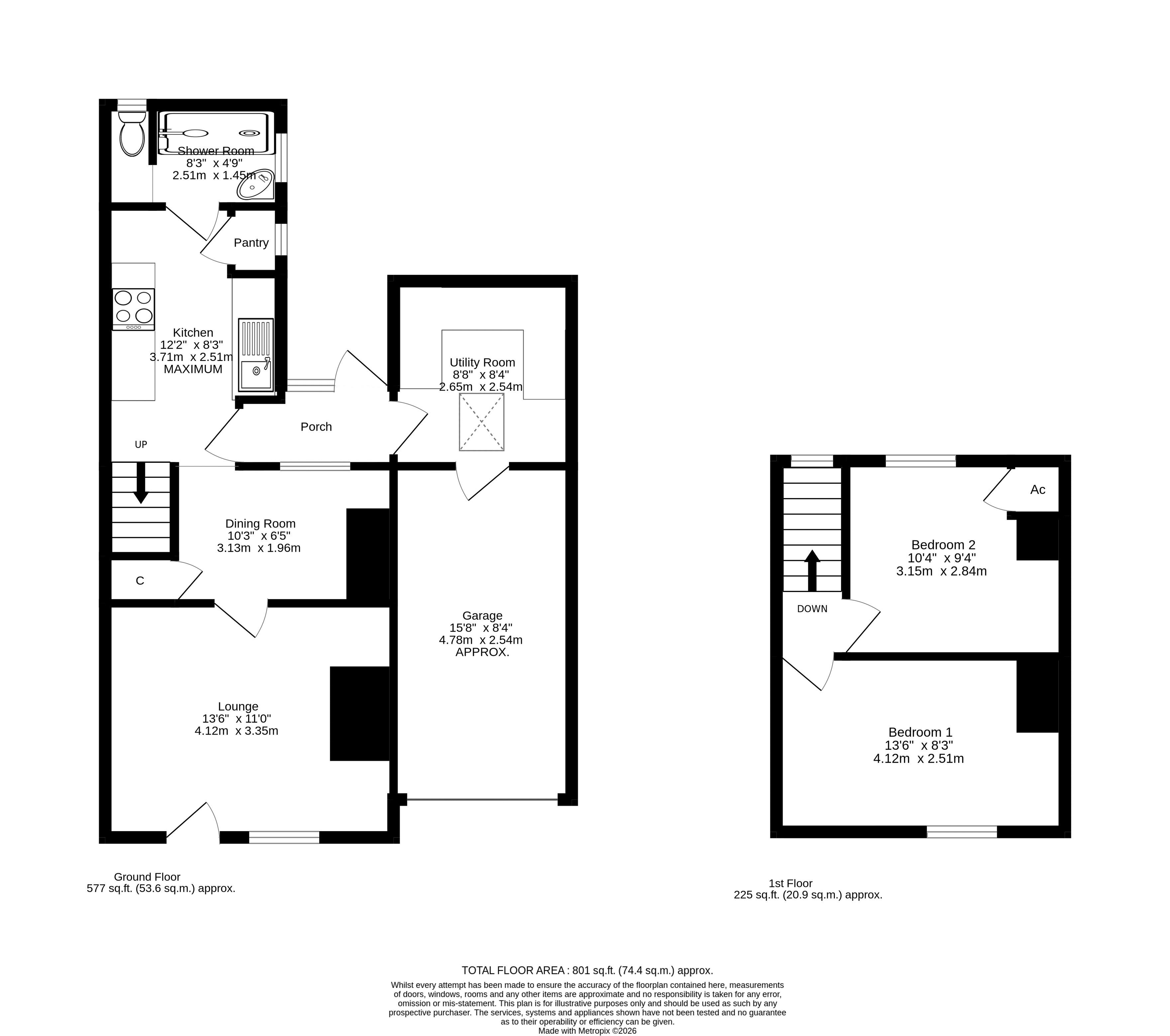 Home Cottage, Front Street, North Walsham floorplan