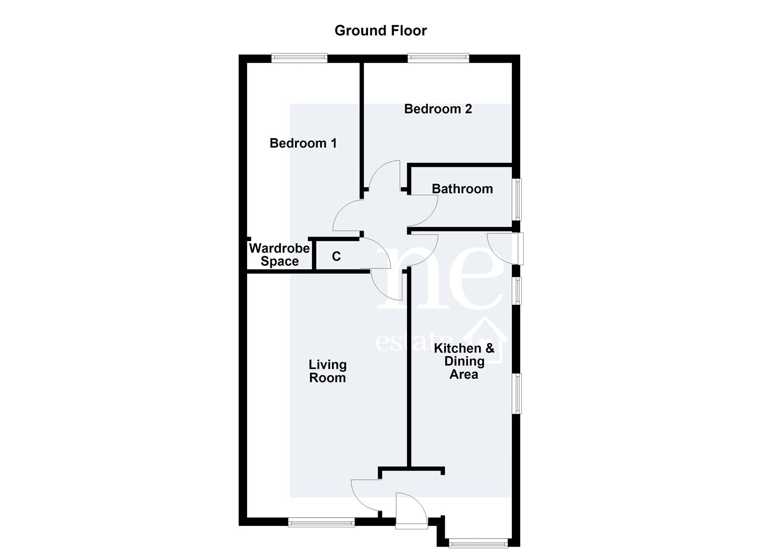 19, Hat Road, Leicester floorplan