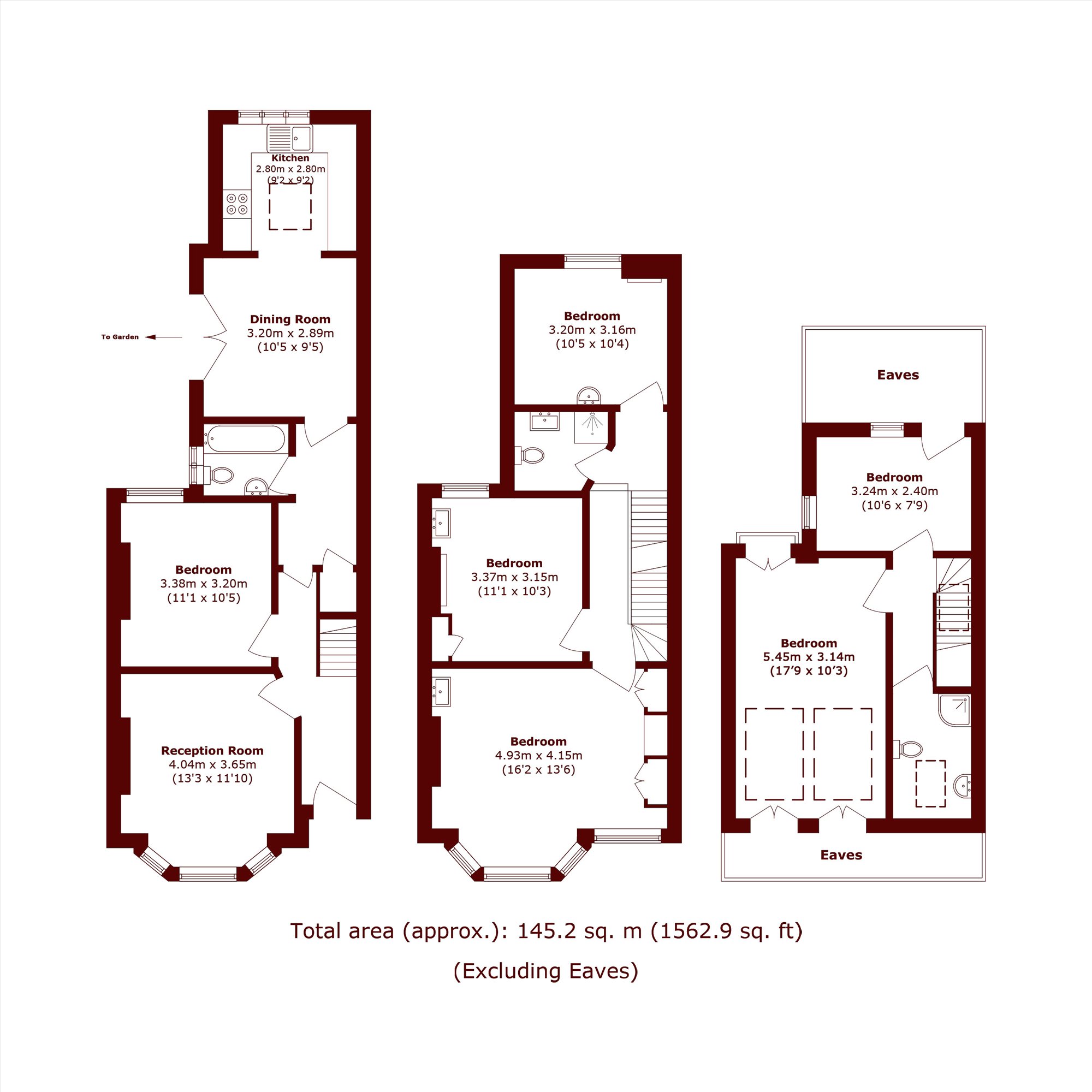 54, Agnes Road, London floorplan