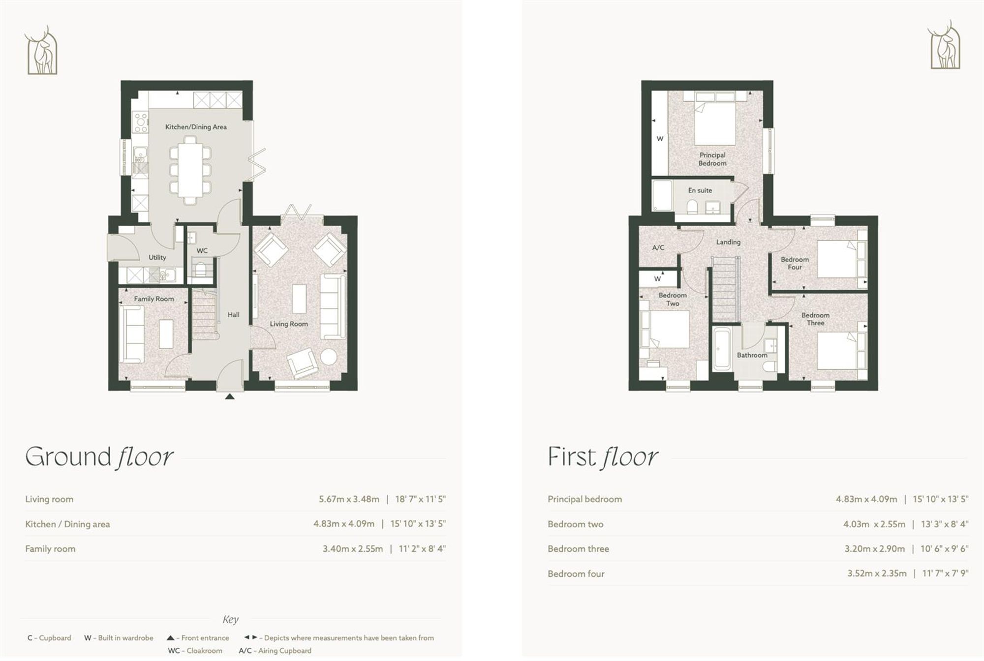 Plot 125 Priory Fields, Colchester Road, St. Osyth floorplan