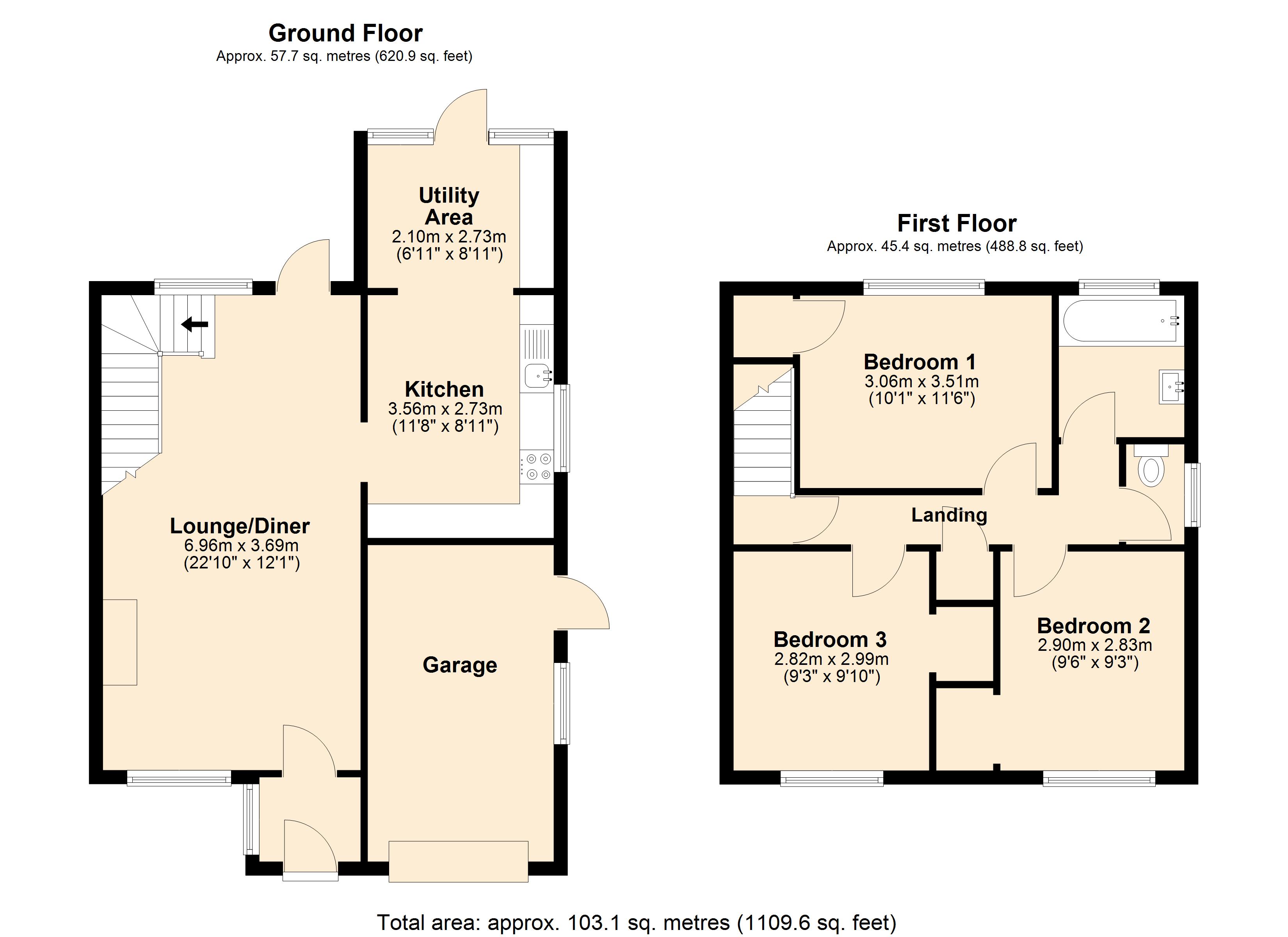 11, Whitehorse Road, Wiltshire floorplan
