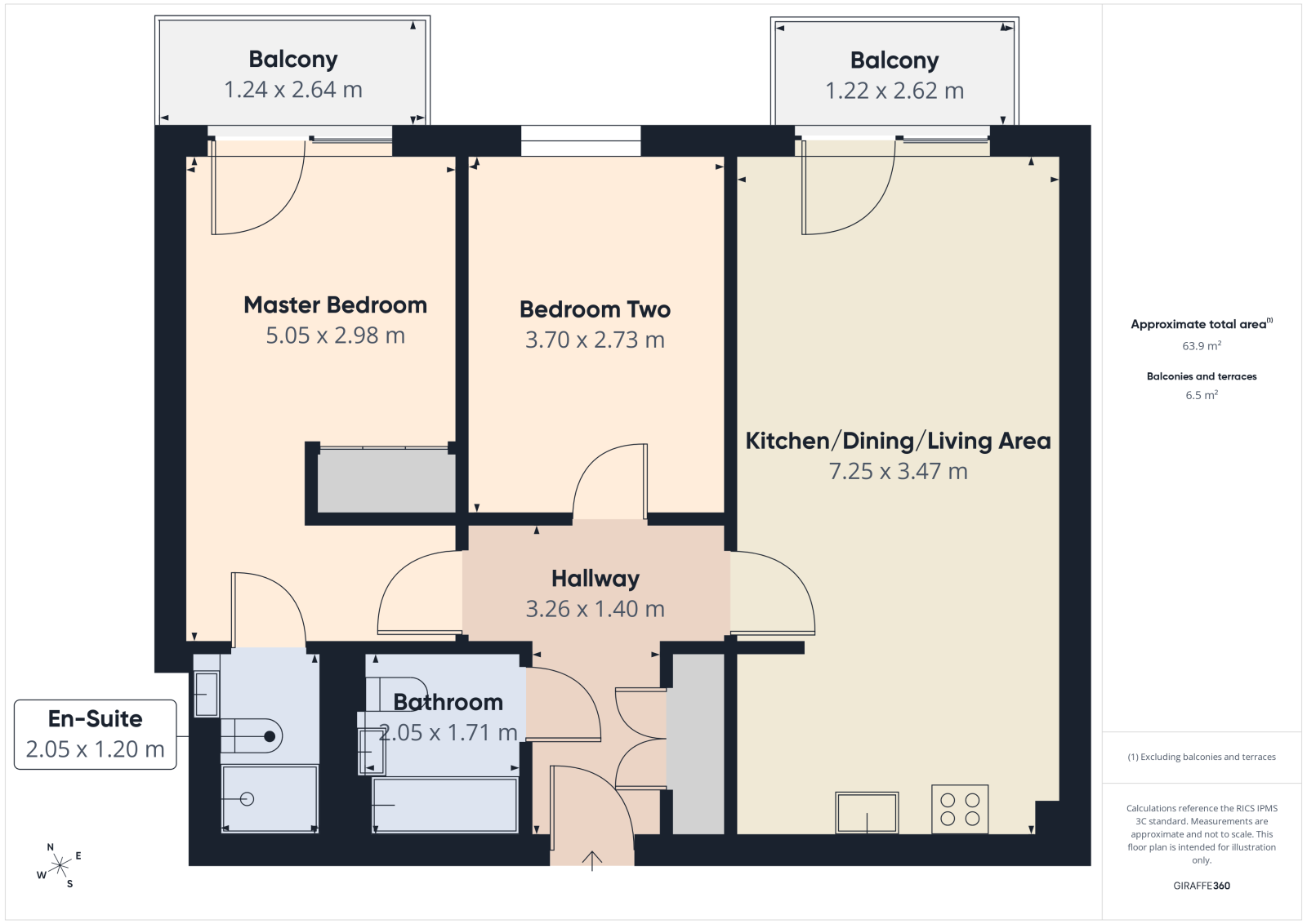 46 Fairbourne Court, Denyer Walk, SOUTHAMPTON floorplan
