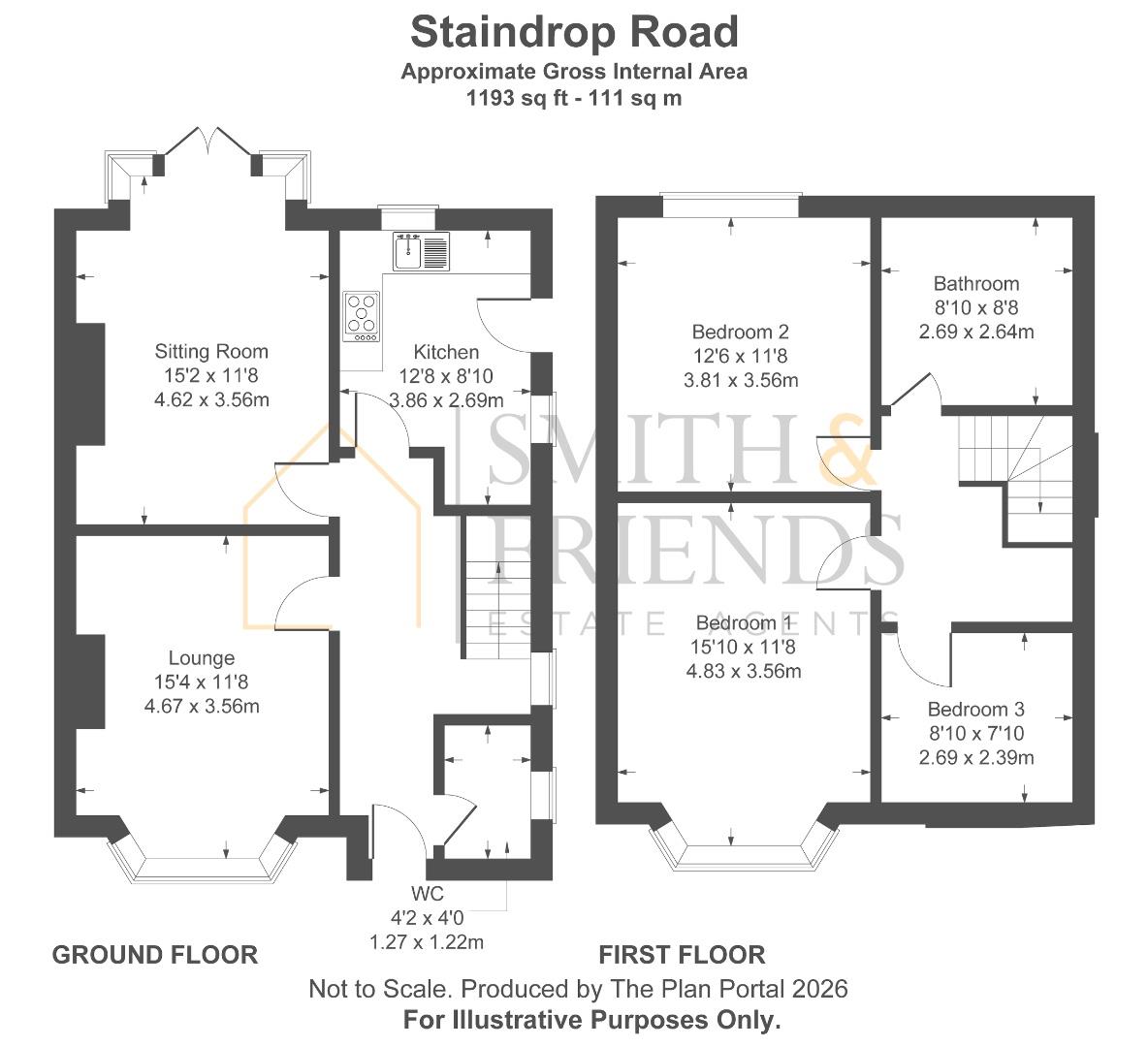 63, Staindrop Road, Darlington floorplan