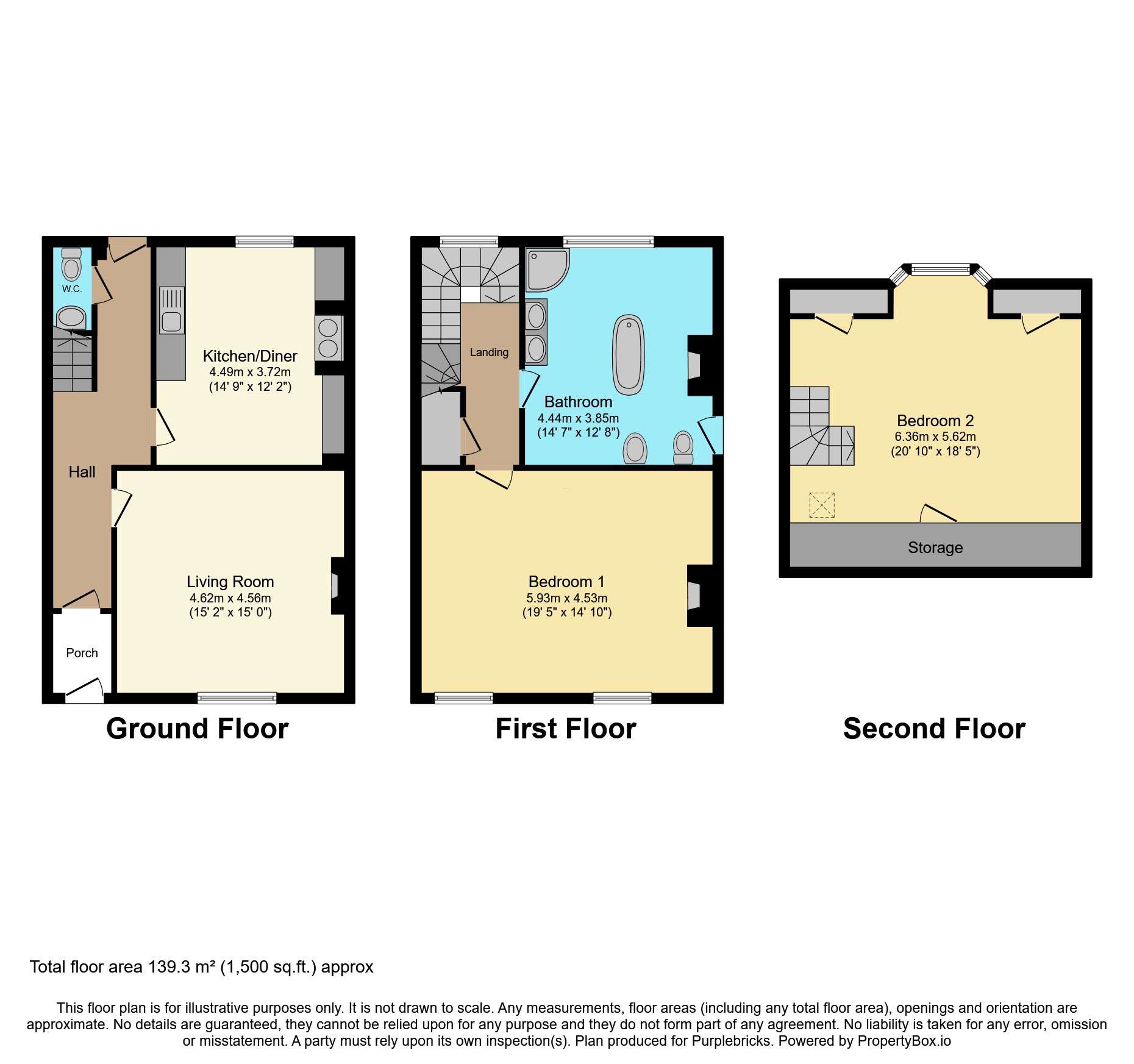 8, York Street, Newcastle upon Tyne floorplan