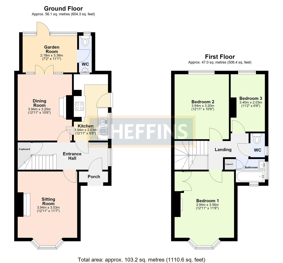 54, Shelford Road, Cambridge floorplan