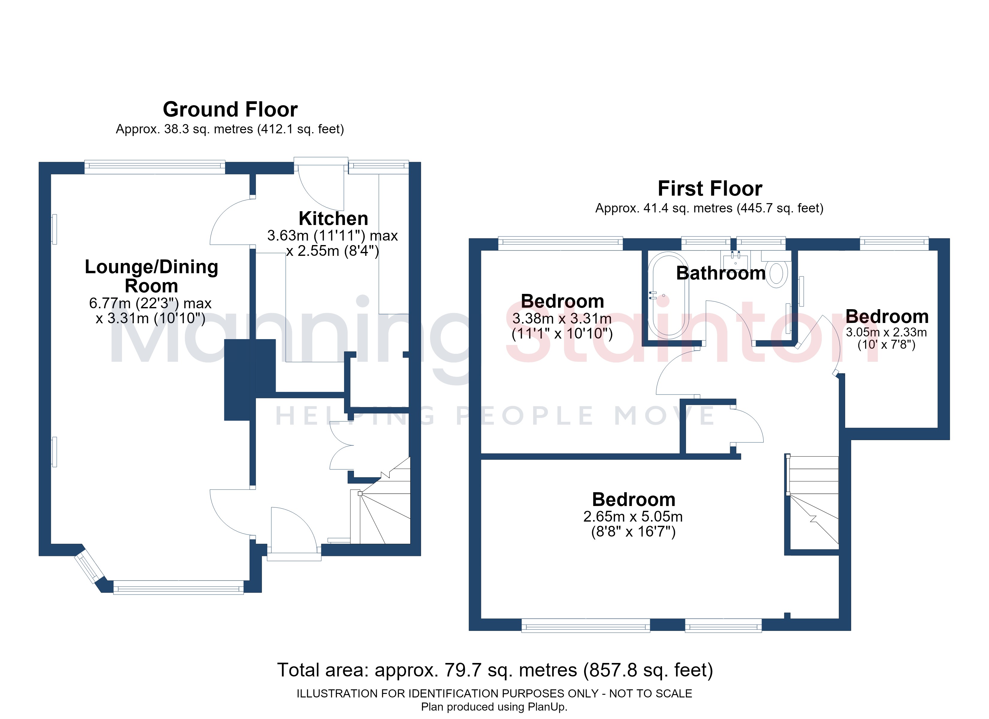 Lincombe Bank, Leeds floorplan