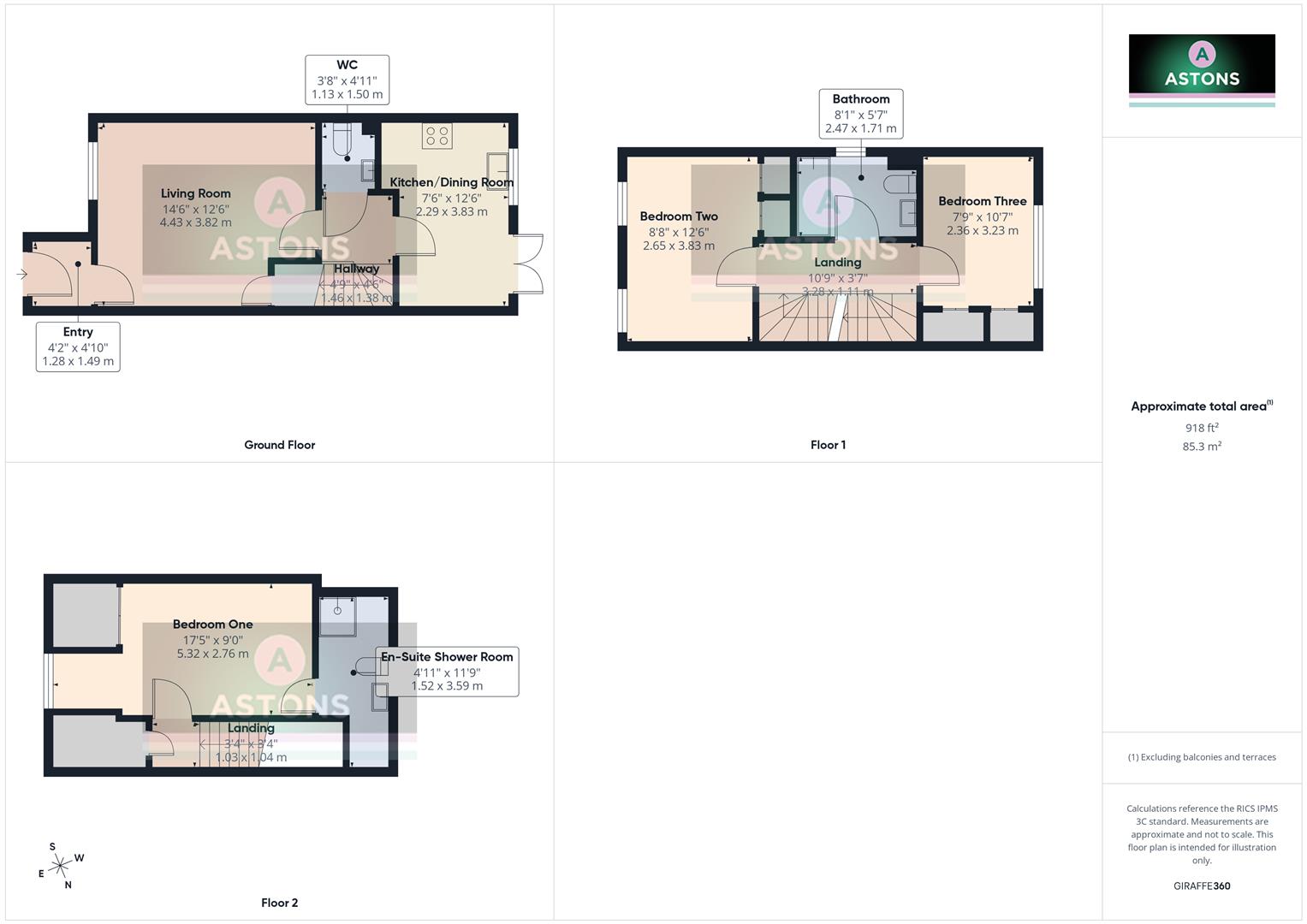 23, Emerald Road, Crawley floorplan