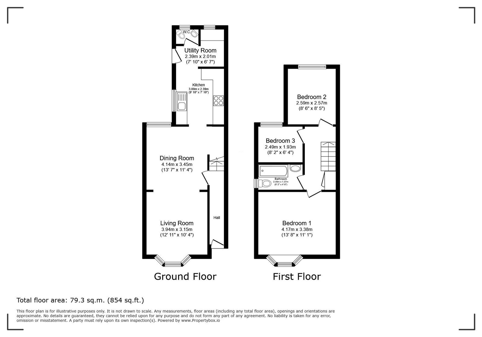 37, Swindon Road, Horsham floorplan