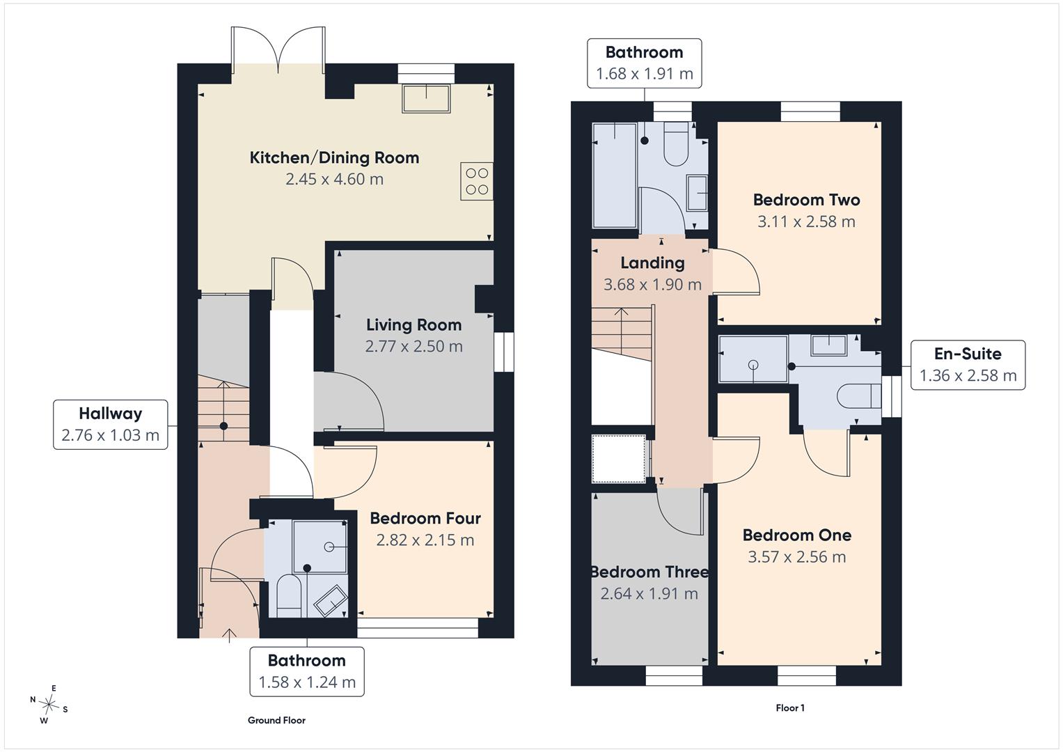 Robin Close, Coventry floorplan