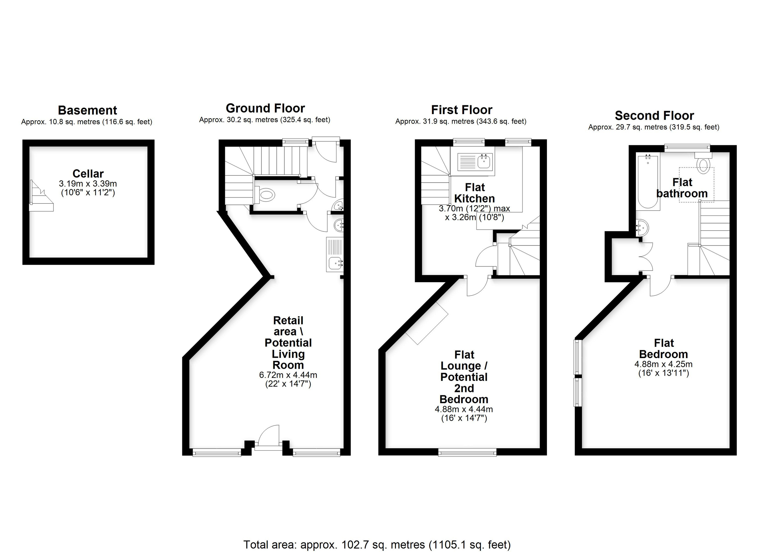 3 School Lane, Leominster floorplan