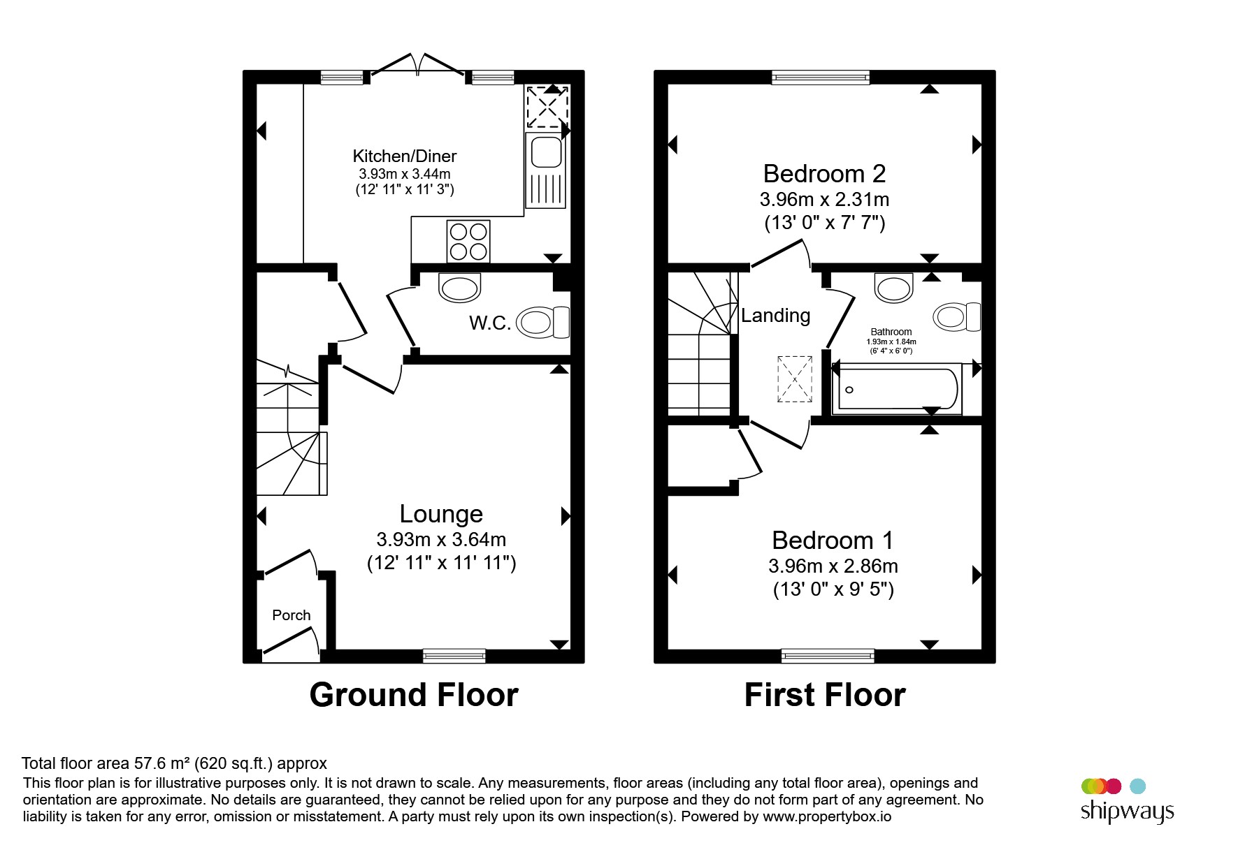 13, Mindaro Way, Rugby floorplan