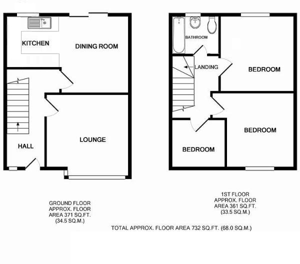 3 Bedrooms Terraced house for sale in Birkdale Avenue, Harold Wood, Romford RM3