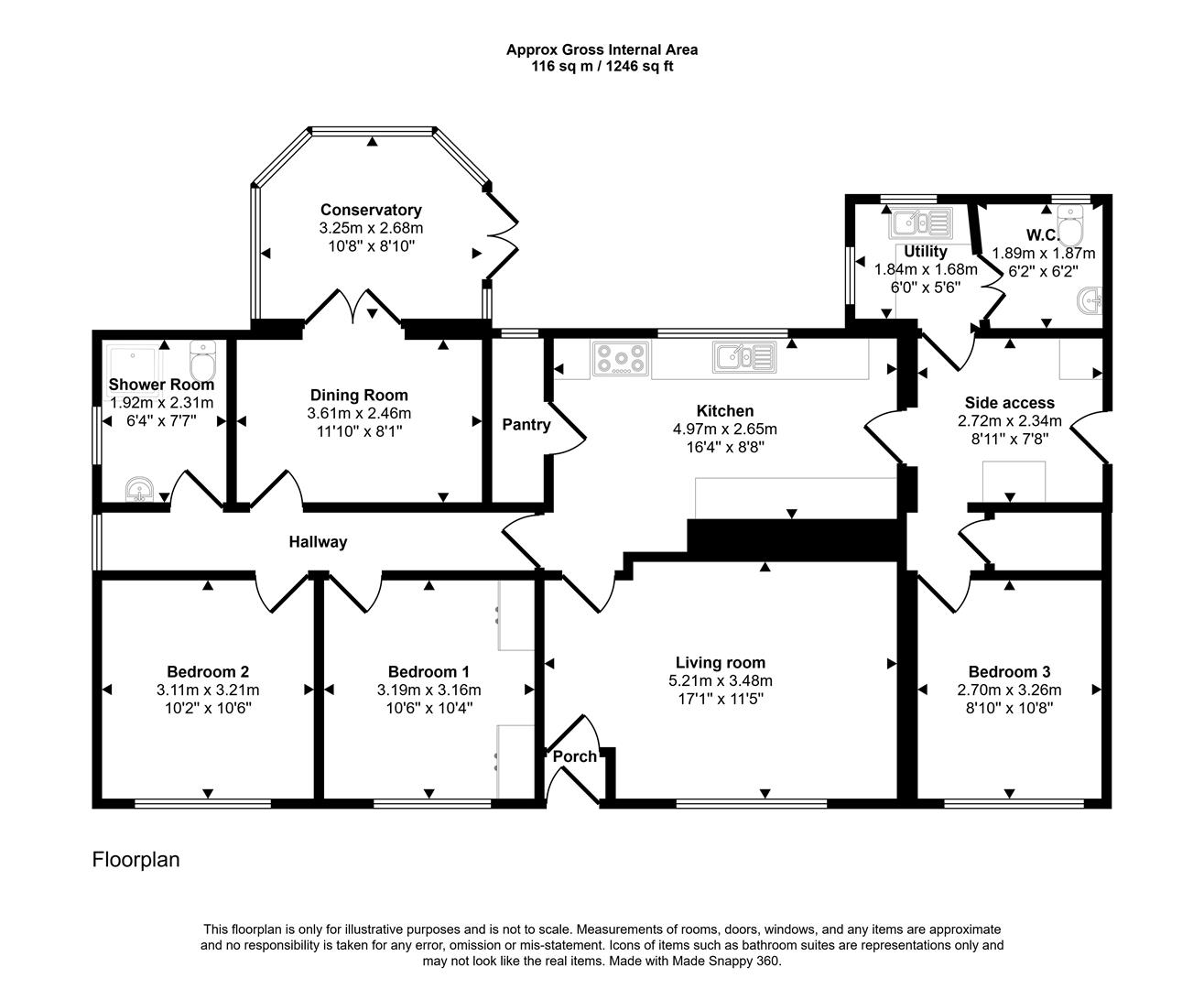 Awel y Frenni, Llanfyrnach floorplan