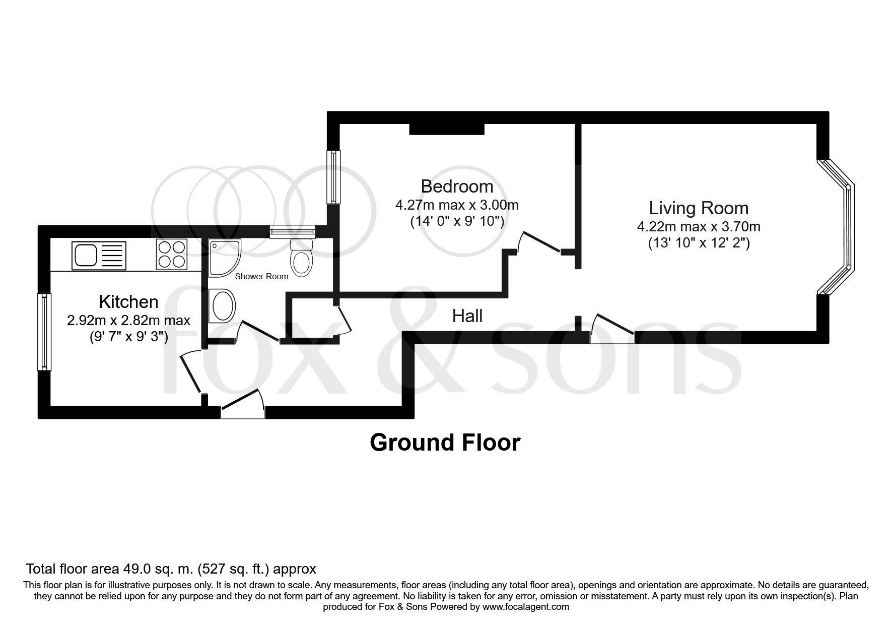 1 Bedrooms Flat for sale in Gladstone Place, Brighton BN2