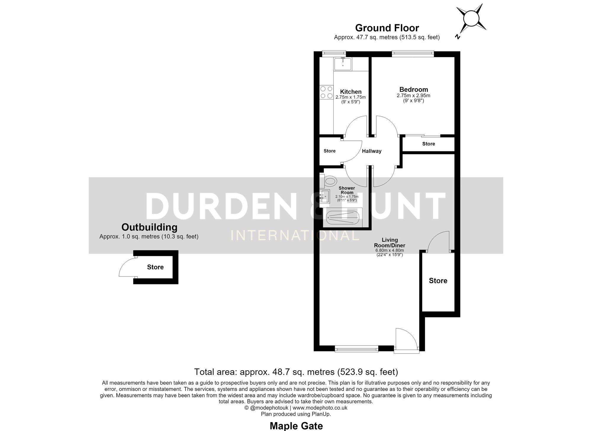 9 Maple Gate, Loughton floorplan