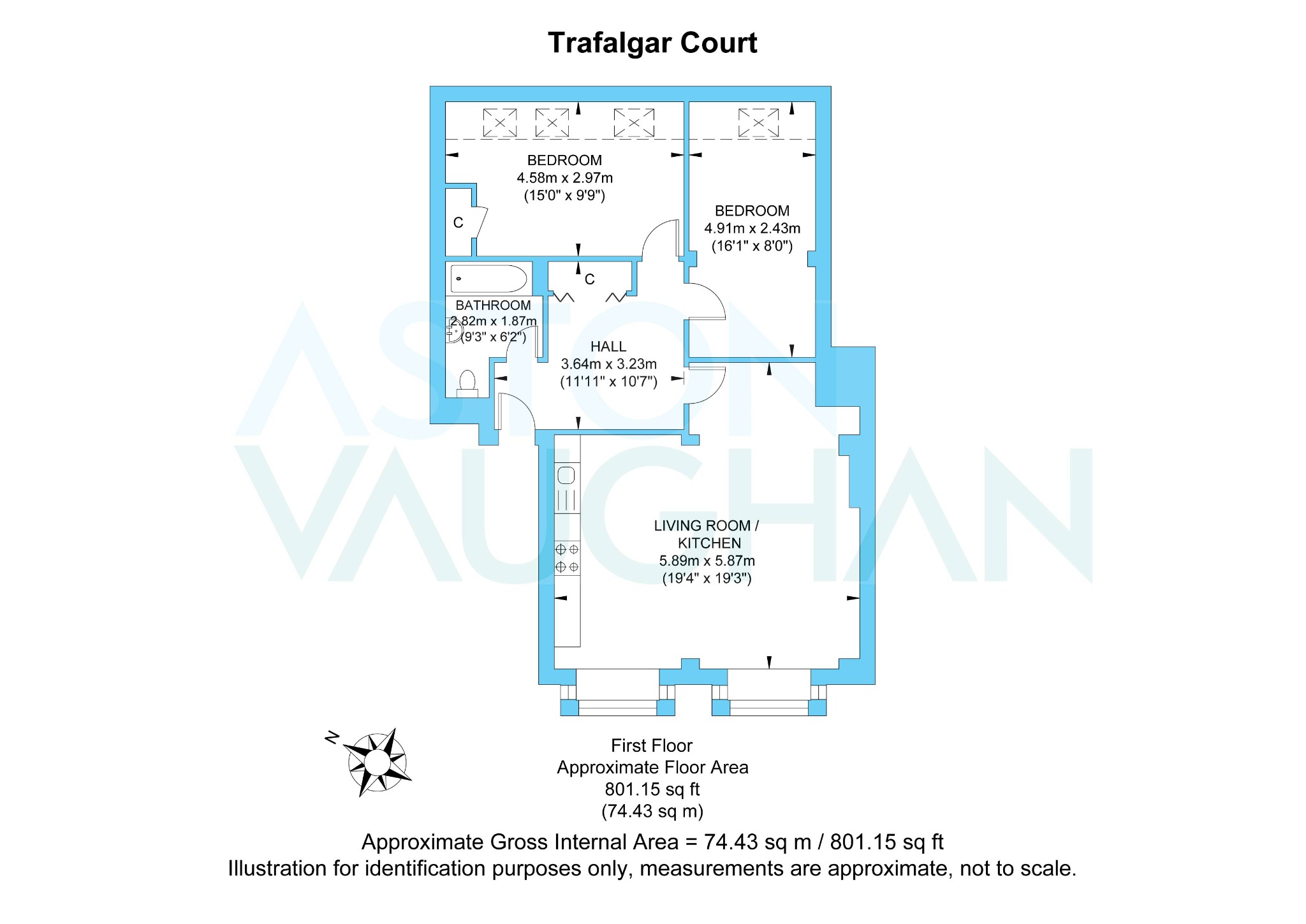 5 Trafalgar Court, East Sussex floorplan
