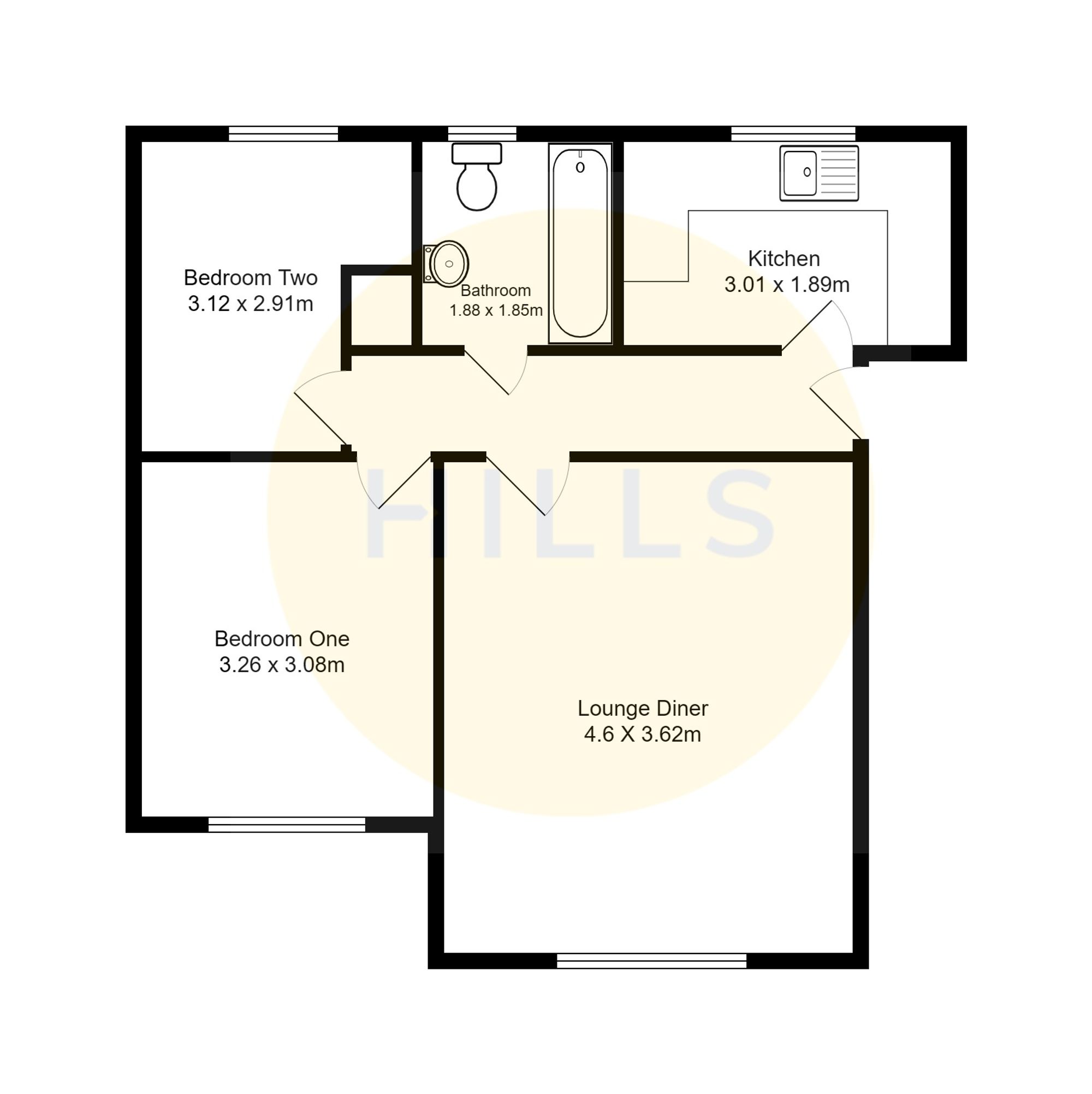 39 Porterfield Drive, Manchester floorplan
