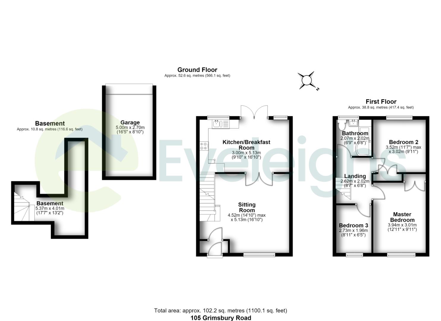 105, Grimsbury Road, Bristol floorplan