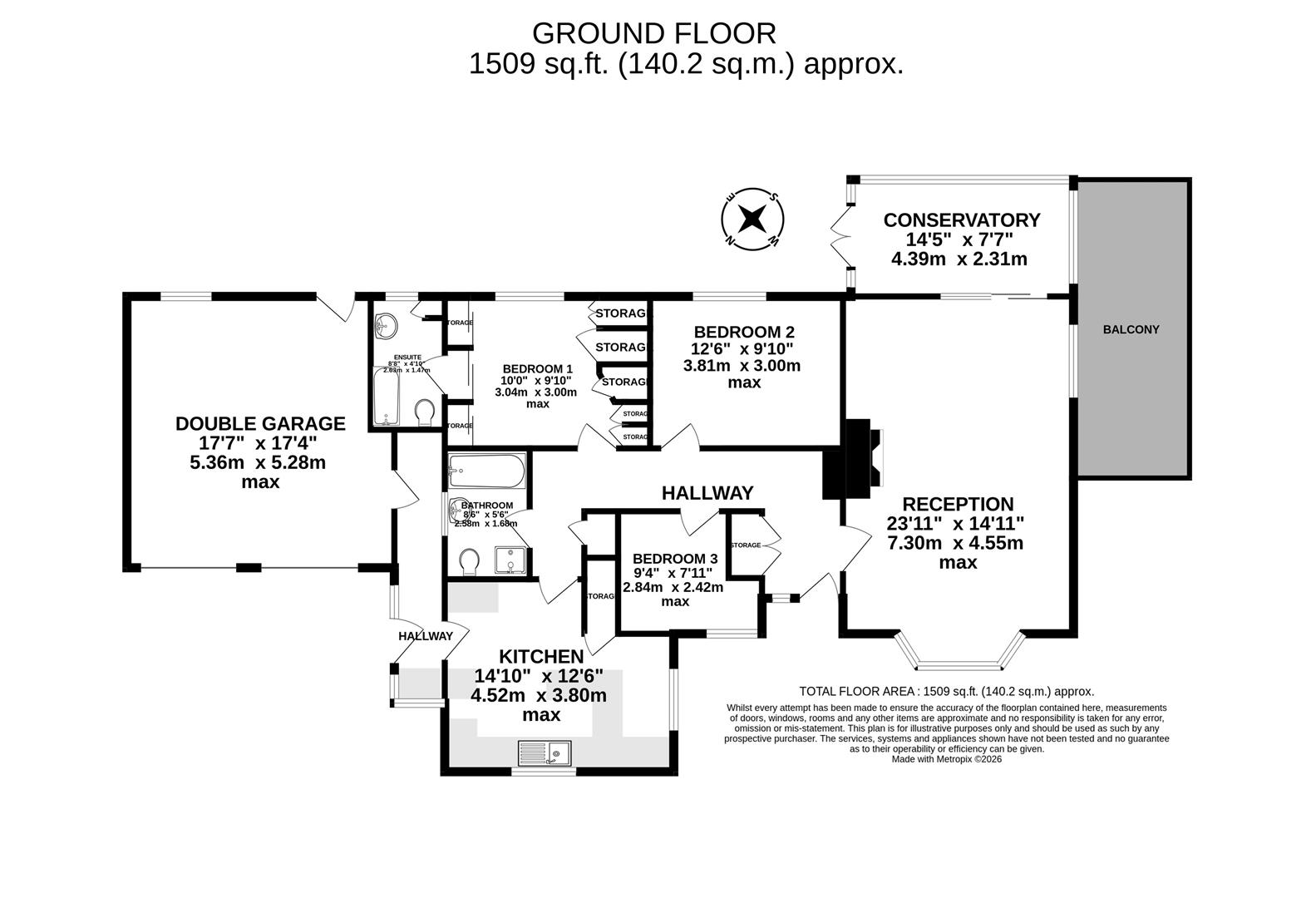 Beech Tree Close, Dorchester floorplan