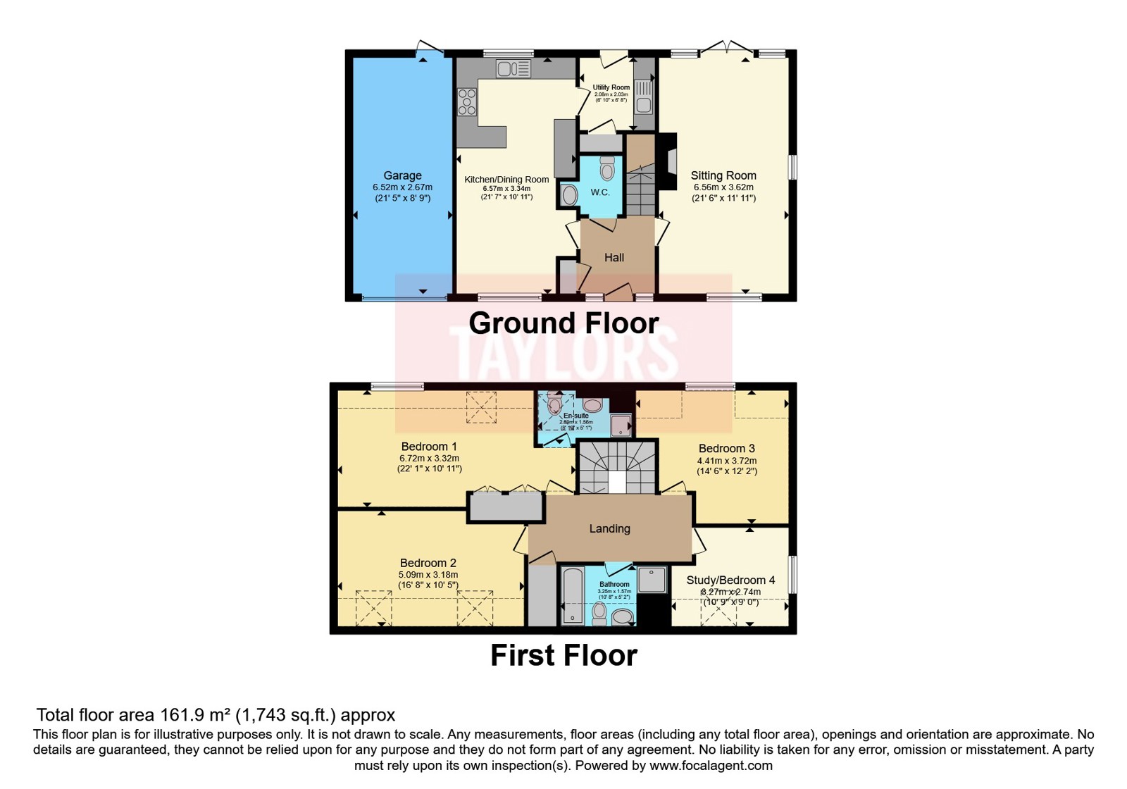 6, Middlefield Lane, Bedfordshire floorplan