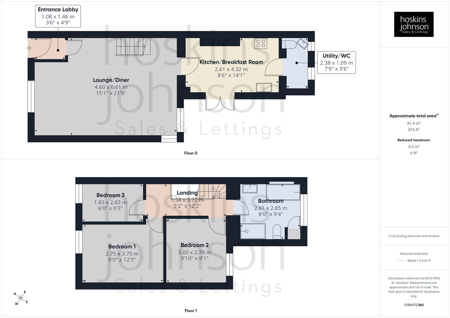 8, Thurston Road, Pontypridd floorplan