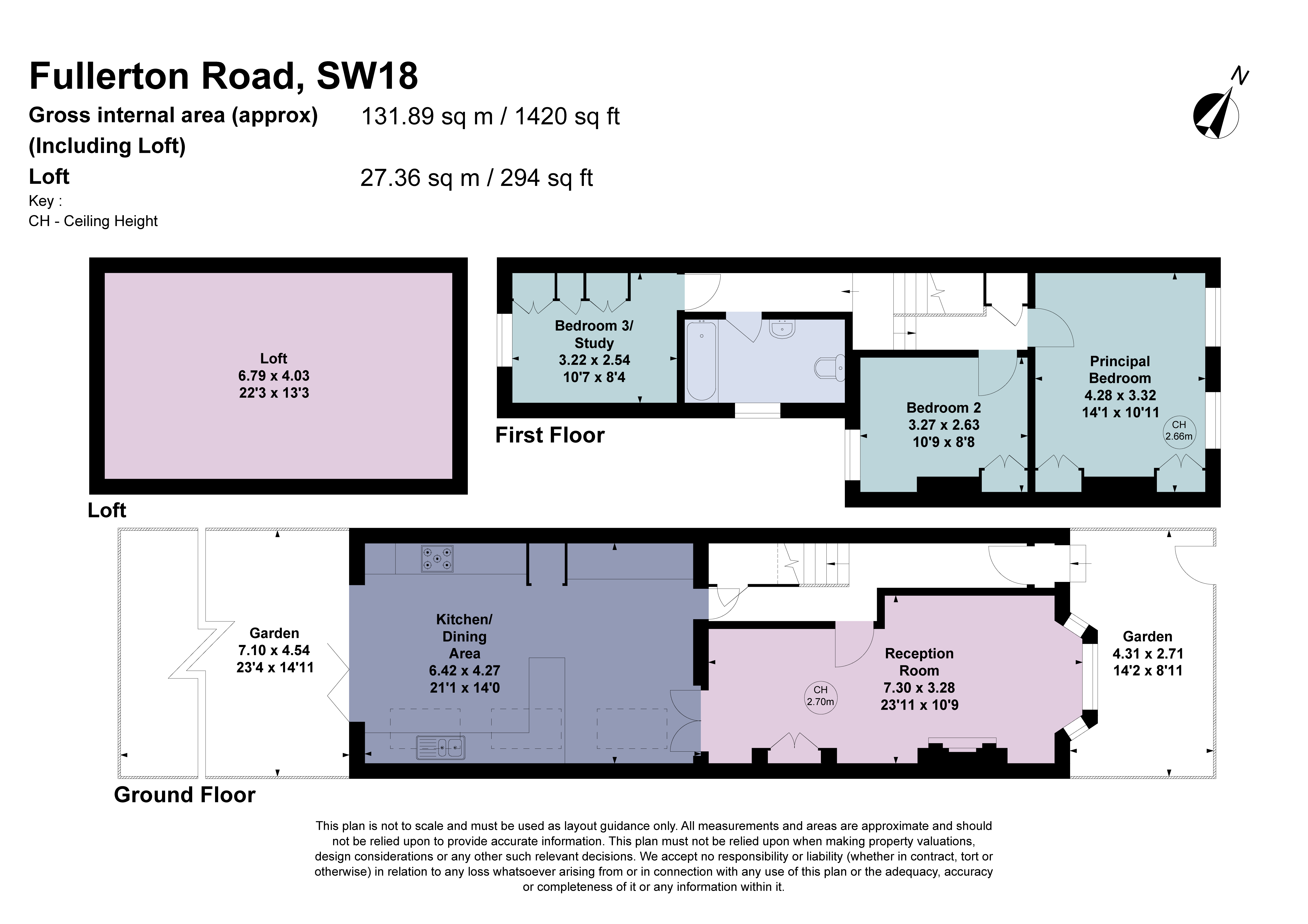 14, Fullerton Road, London floorplan