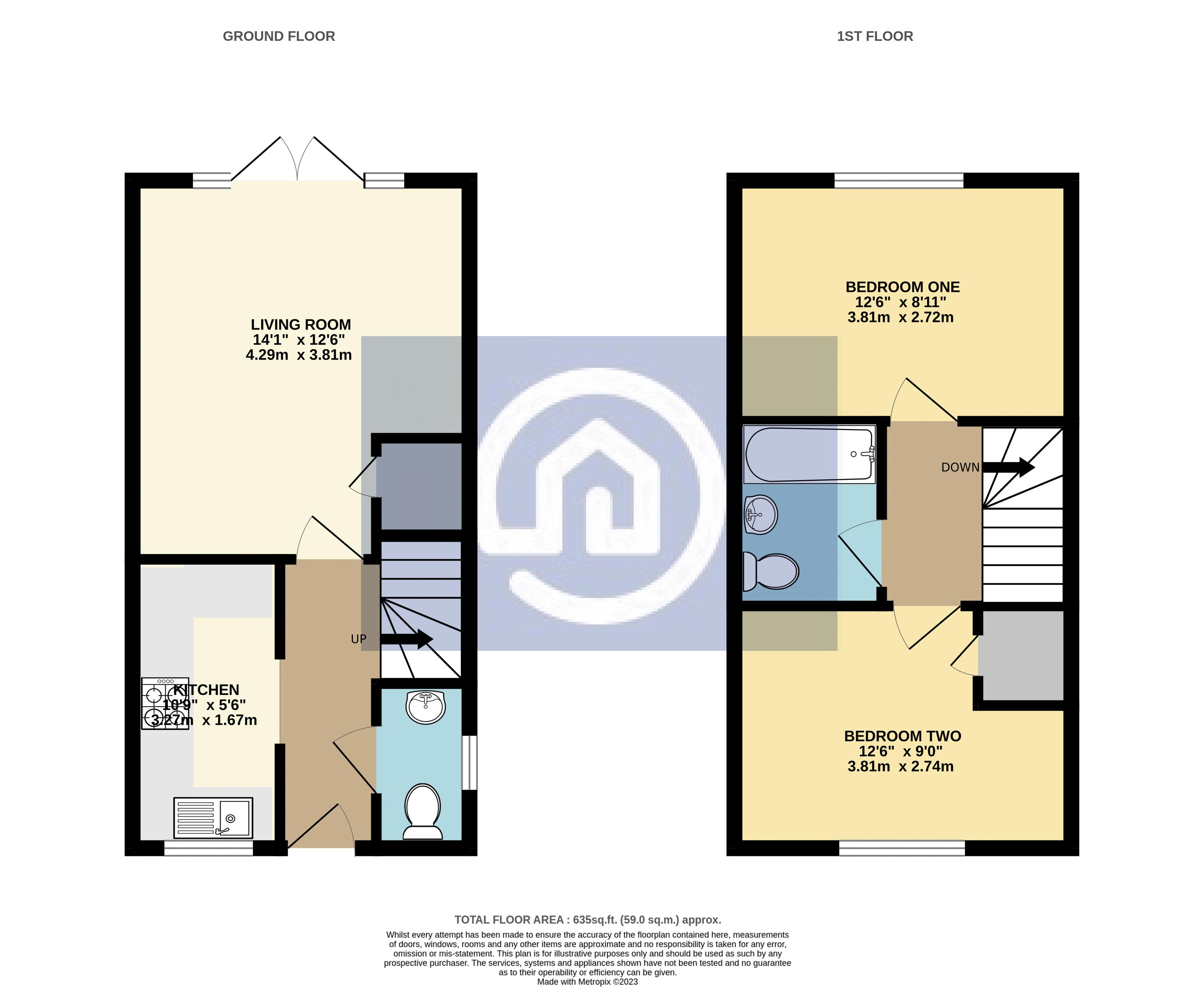 Boscombe Lane, Bedford floorplan