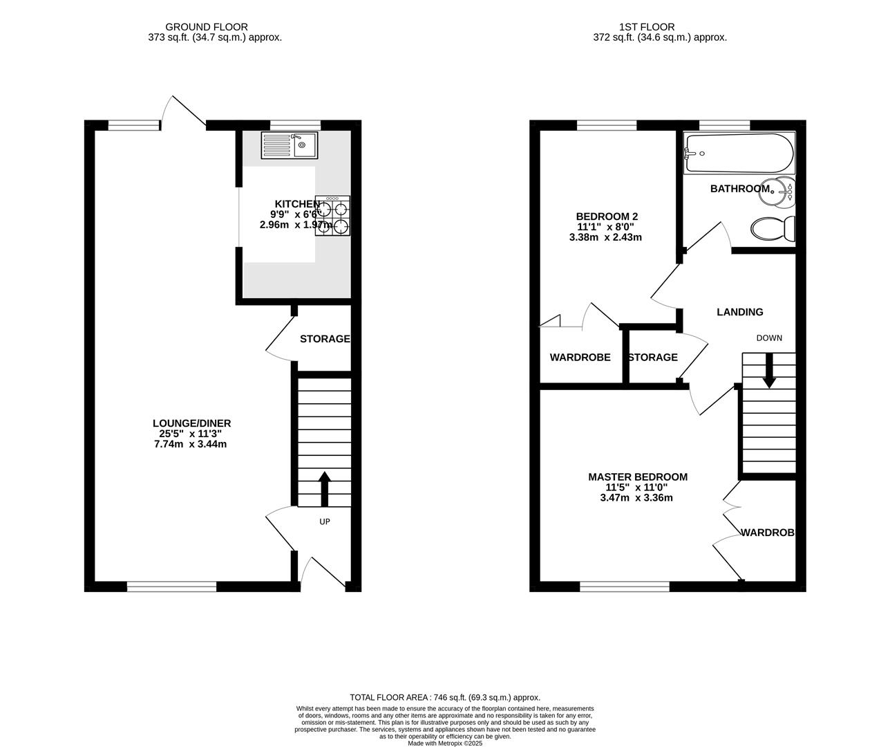 38, Wren Drive, Middlesex floorplan