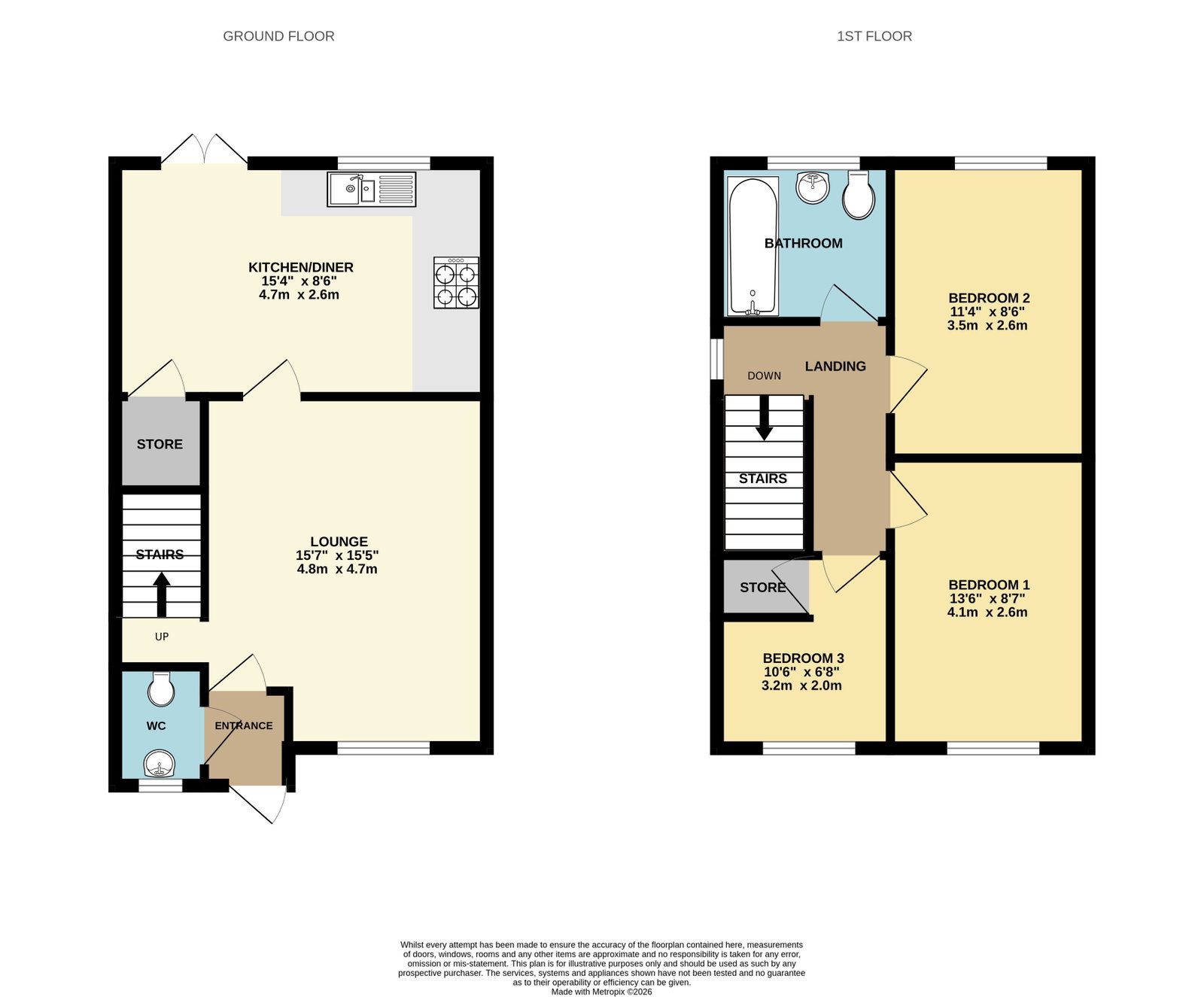 35, Turnstone Drive, Carlisle floorplan