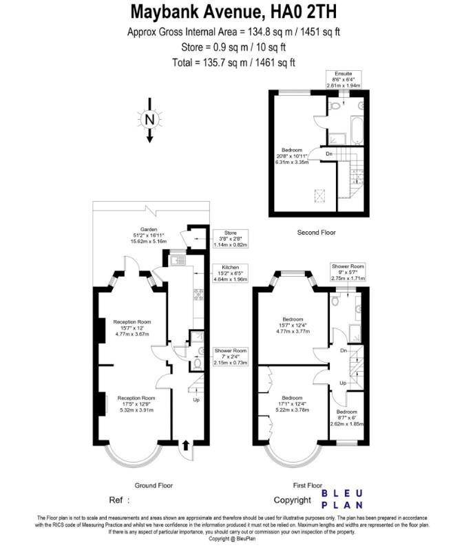 8, Maybank Avenue, Wembley floorplan