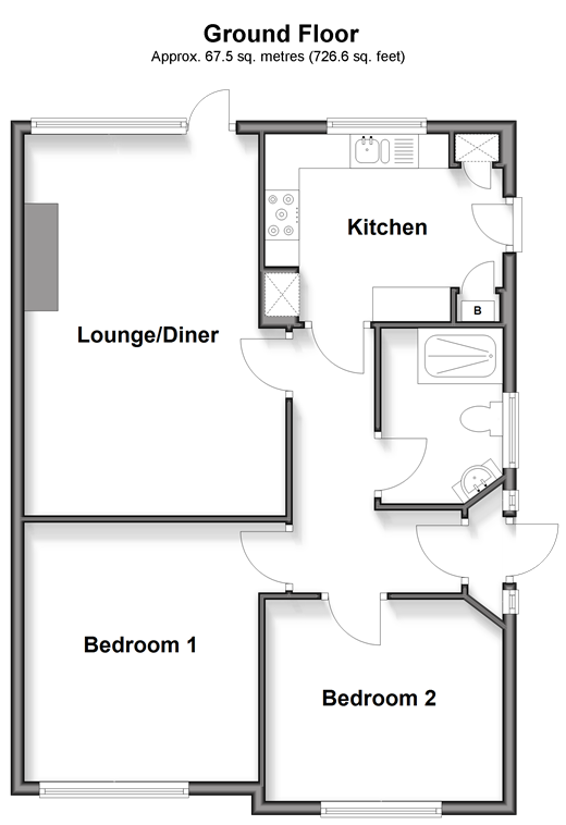 Park Way Coxheath, Maidstone floorplan