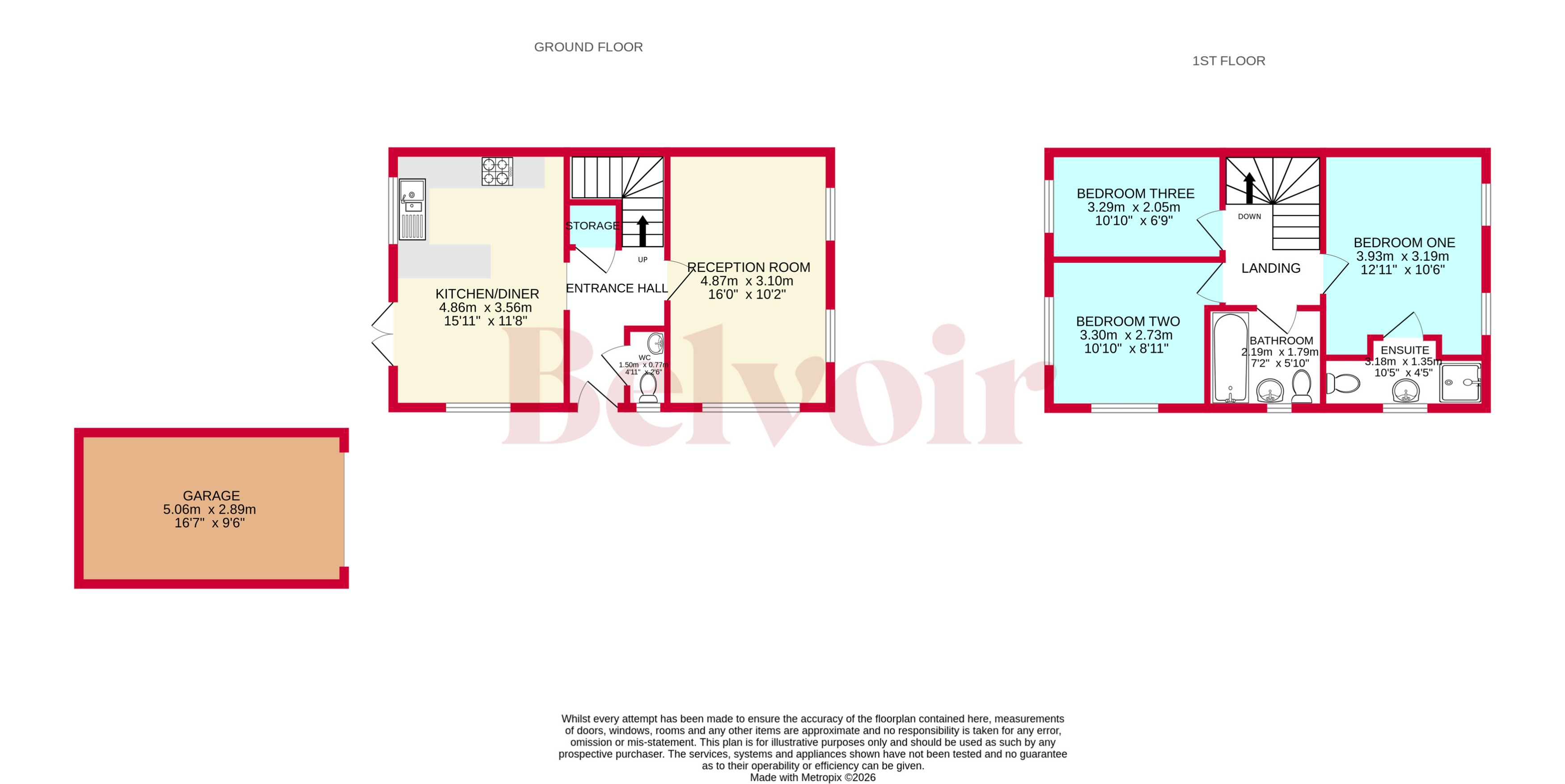 Wilton Close, Cannock floorplan