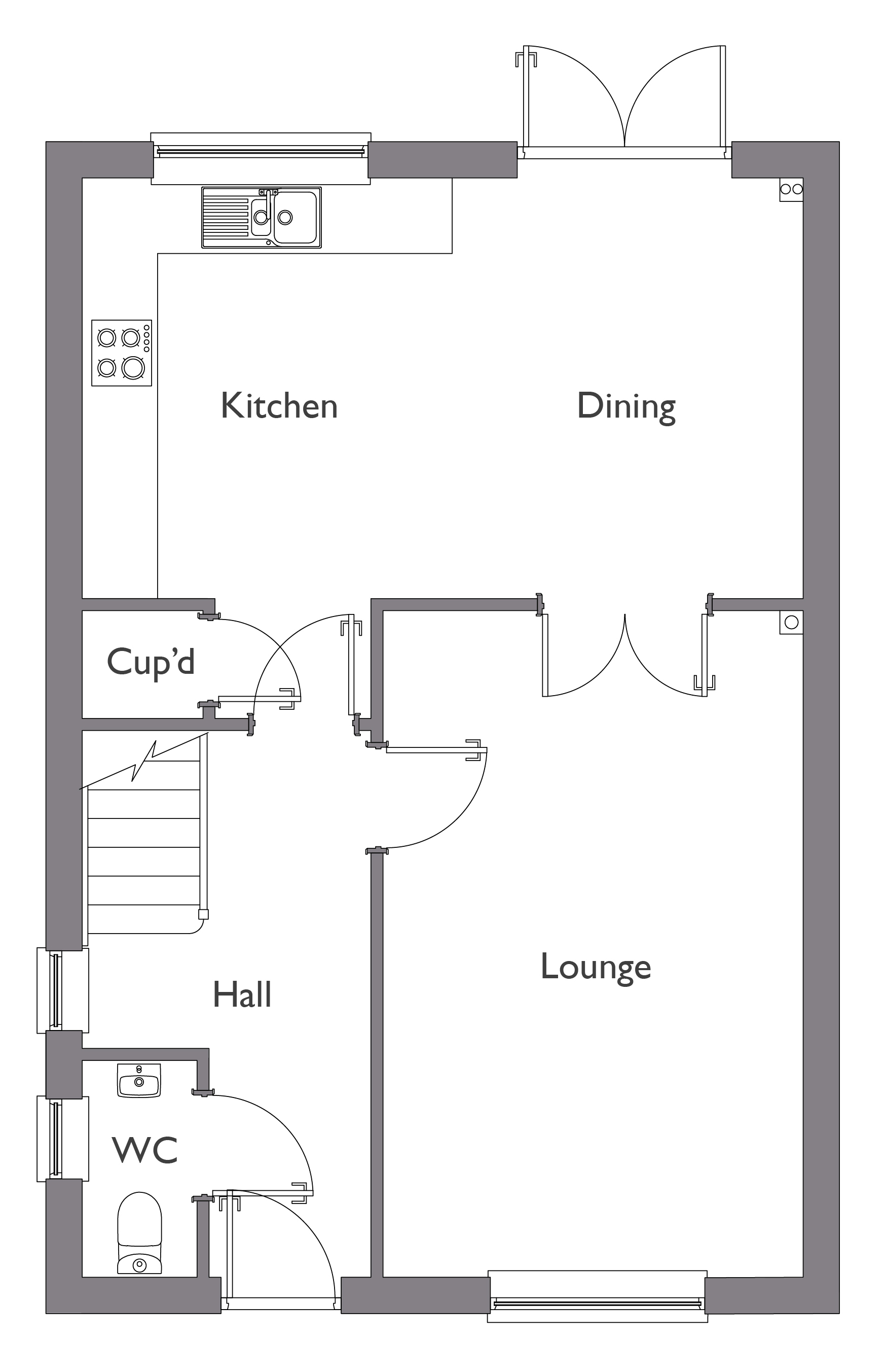 Plot 173 (Ellingham),, The Landings, Halesworth floorplan
